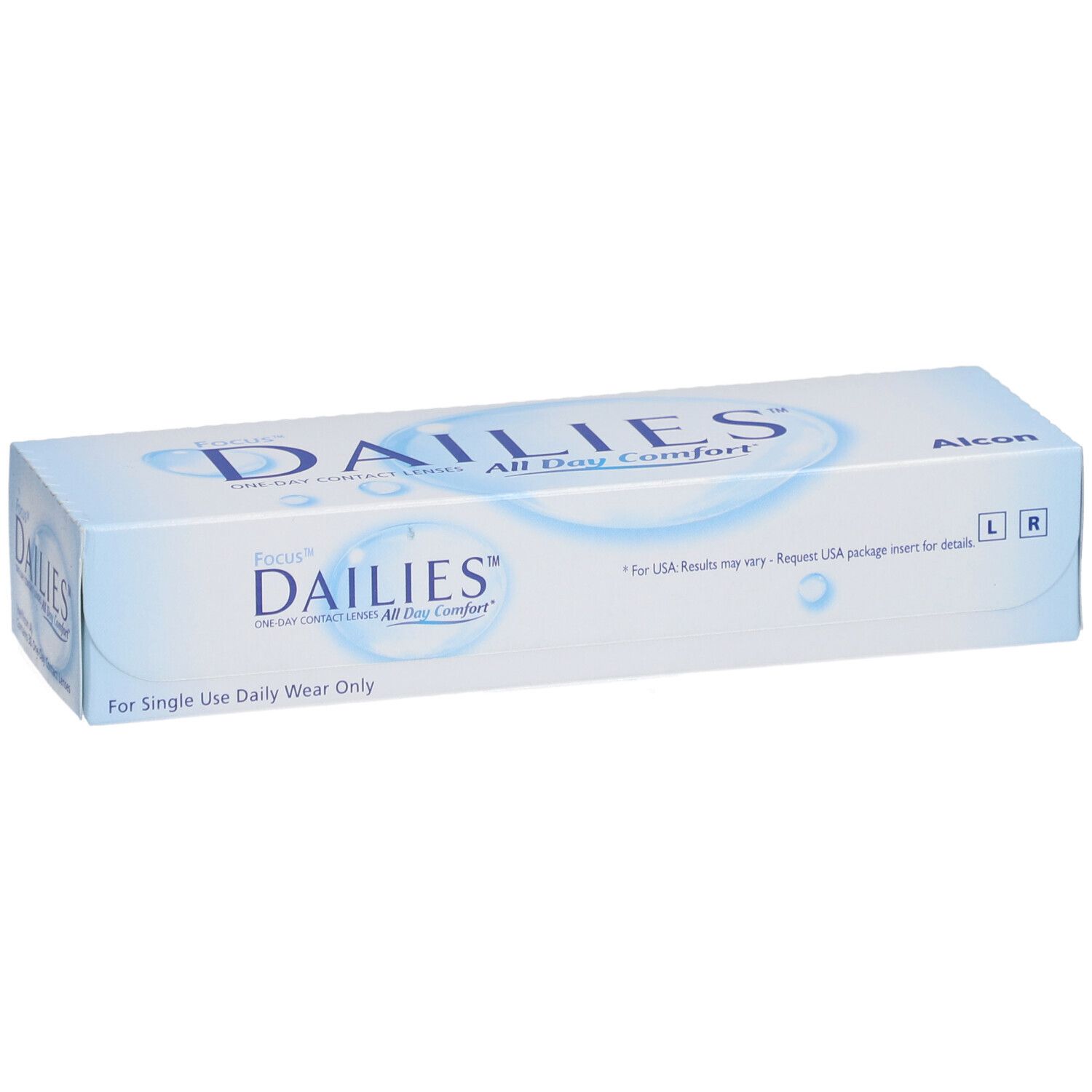 FOCUS® DAILIES® All Day Comfort - Lentilles journalières -4.50dpt