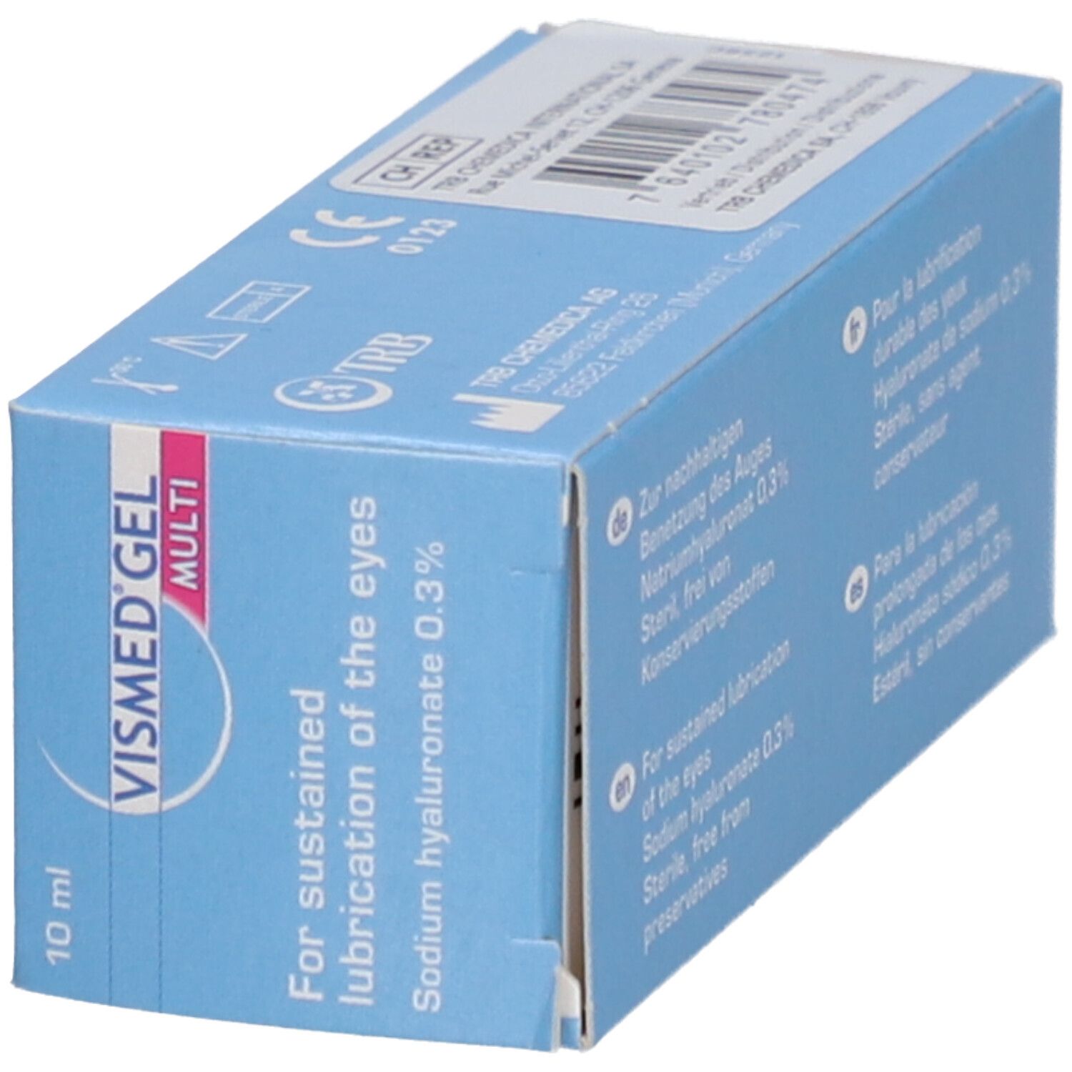 VISMED Gel Liquide Lacrymal 1 X 10 ml