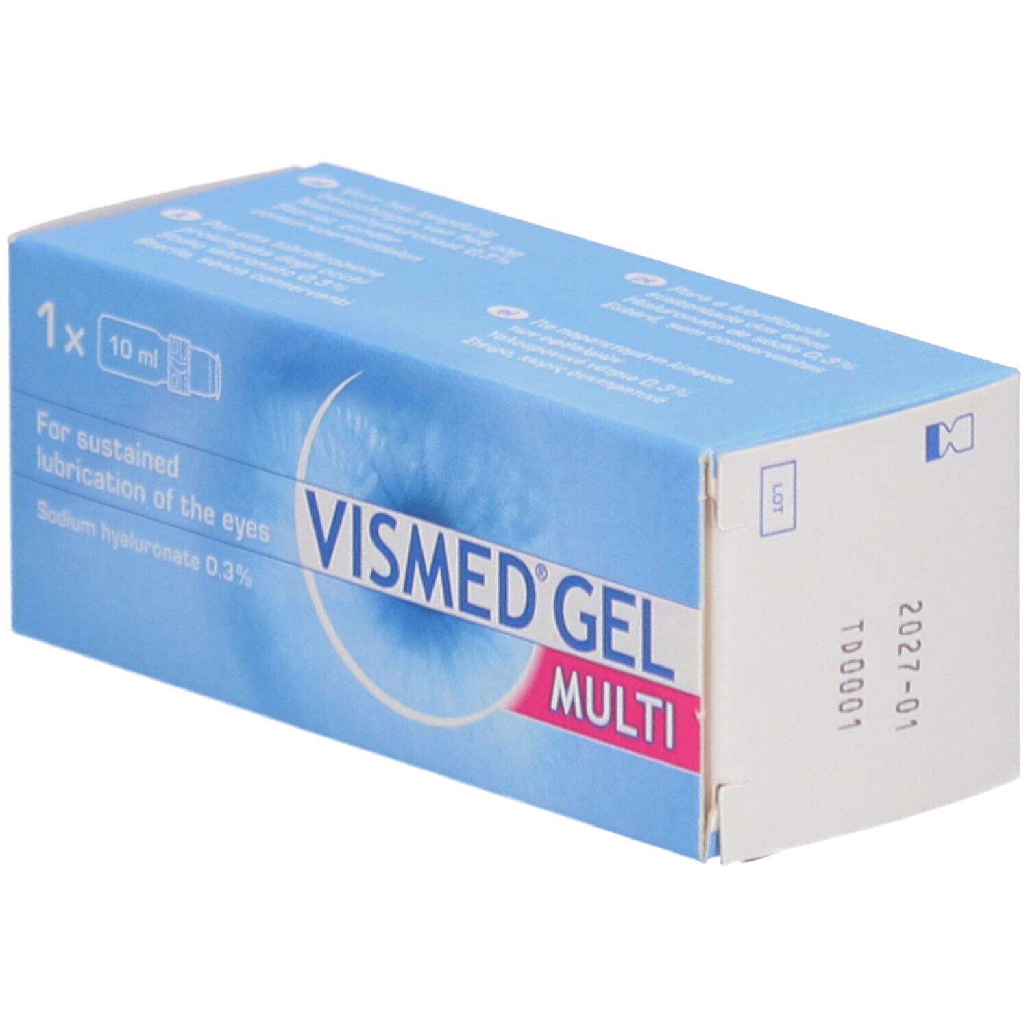 VISMED Gel Liquide Lacrymal 1 X 10 ml