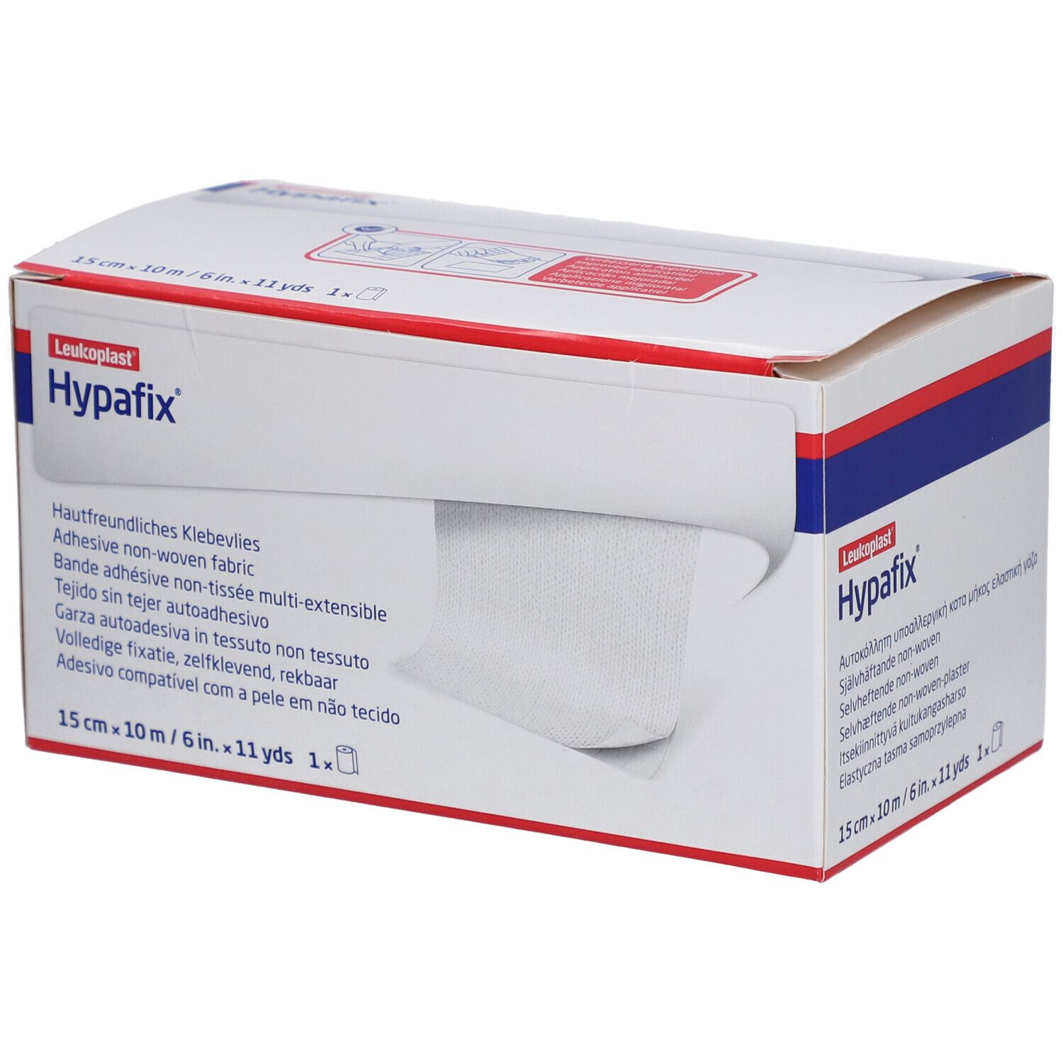 Hypafix® 15 cm x 10 m Bande non-tissée adhésive hypoallergénique