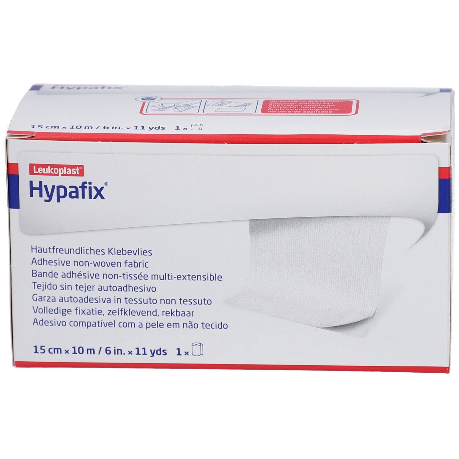 Hypafix® 15 cm x 10 m Bande non-tissée adhésive hypoallergénique