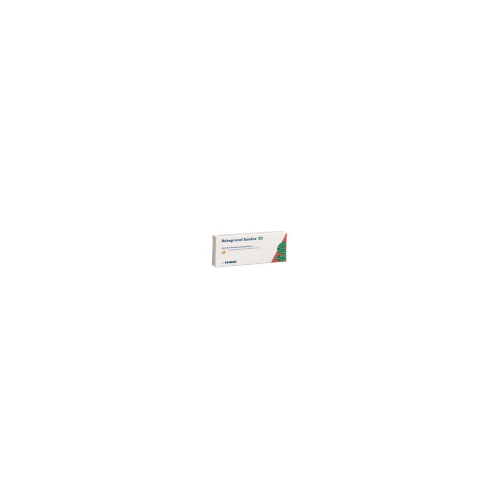 RABEPRAZOL Sandoz Tabl 20 mg 14 Stk