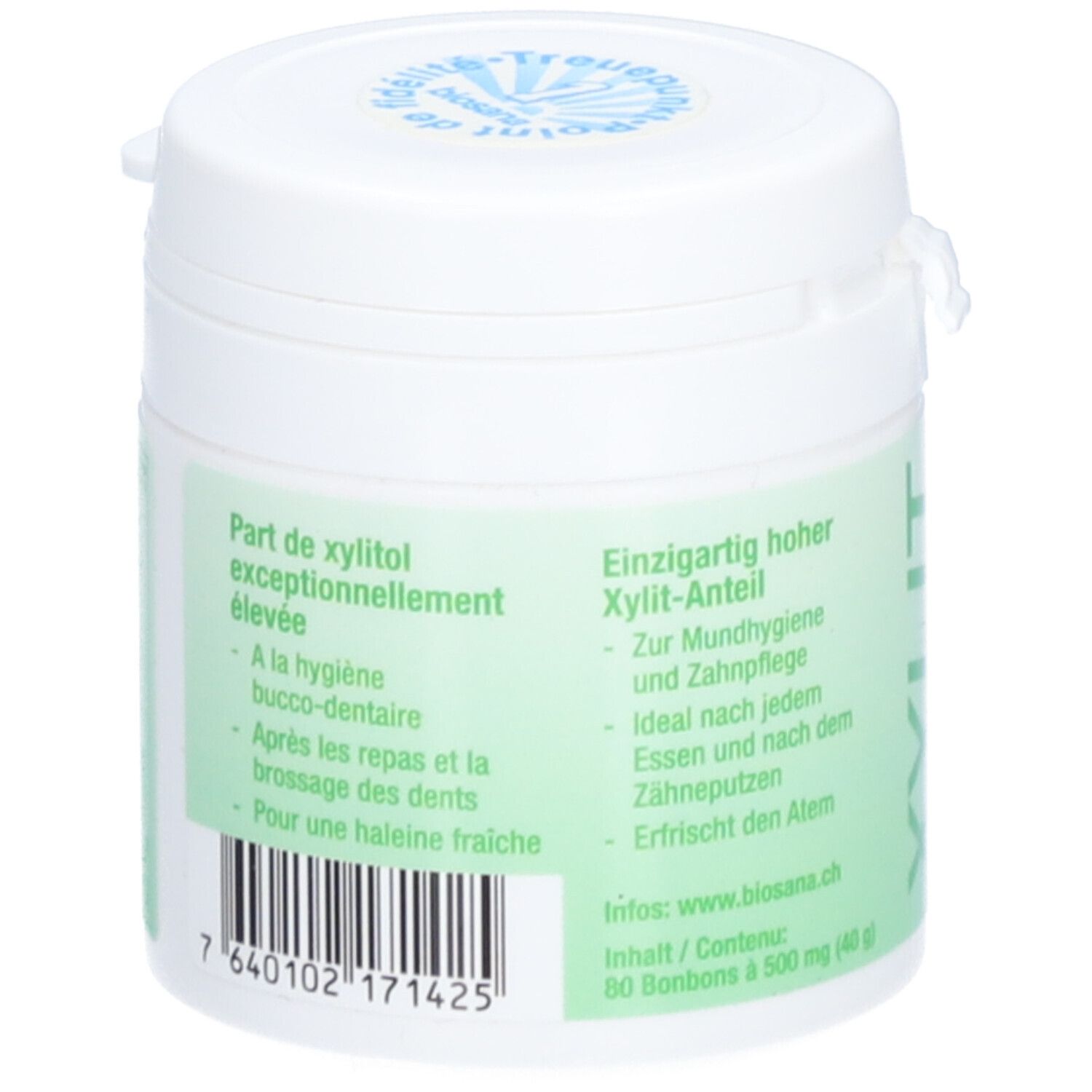BIOSANA Xylit Bonbons Mint 80 Stk