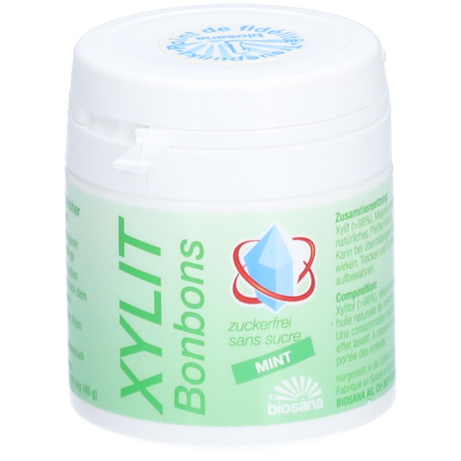 BIOSANA Xylit Bonbons Mint 80 Stk