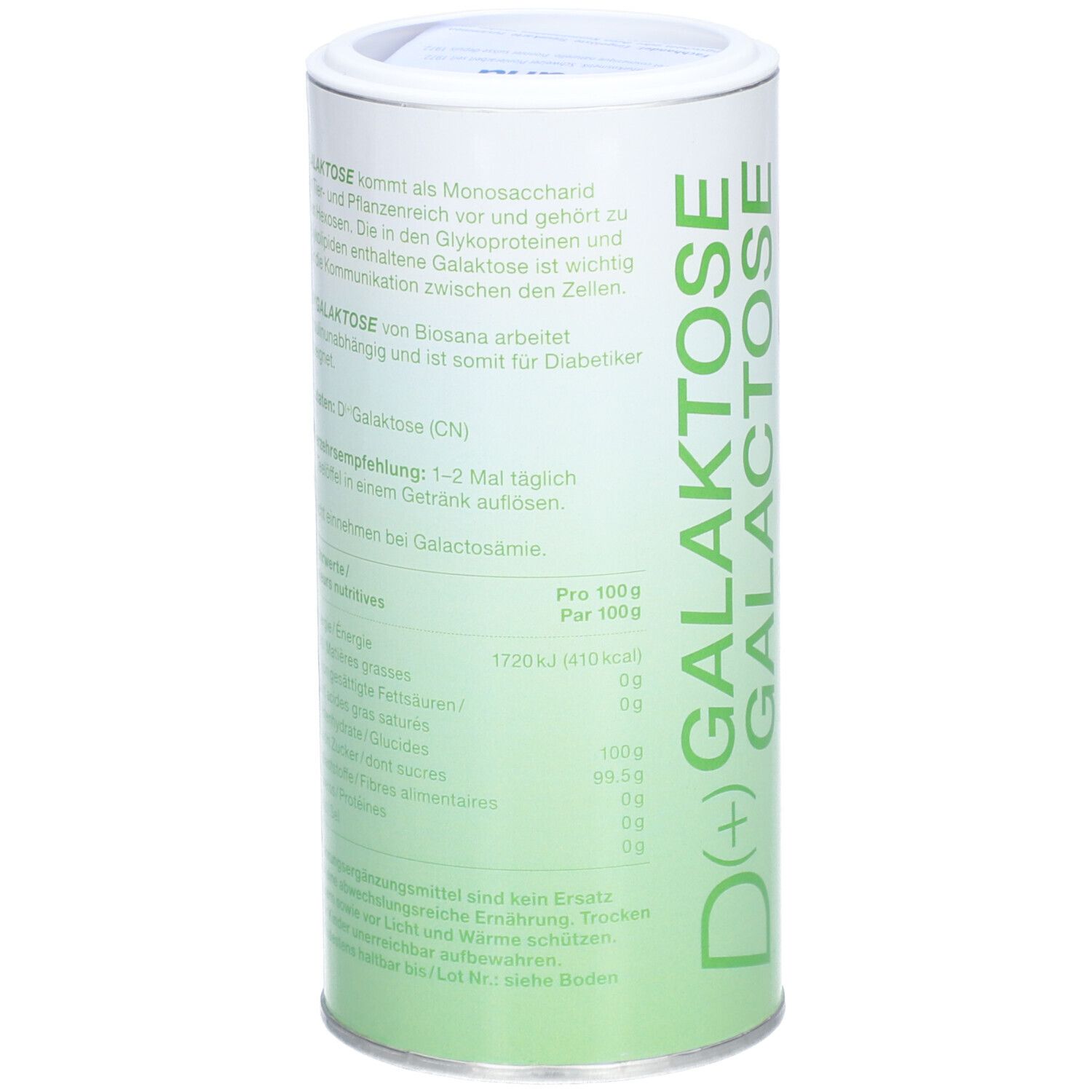 BIOSANA D(+)Galactose Plv rein pflanzlich 300 g