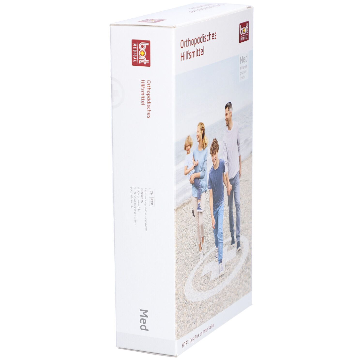 BORT Elastischer Rippengürtel für Damen Gr. M weiß