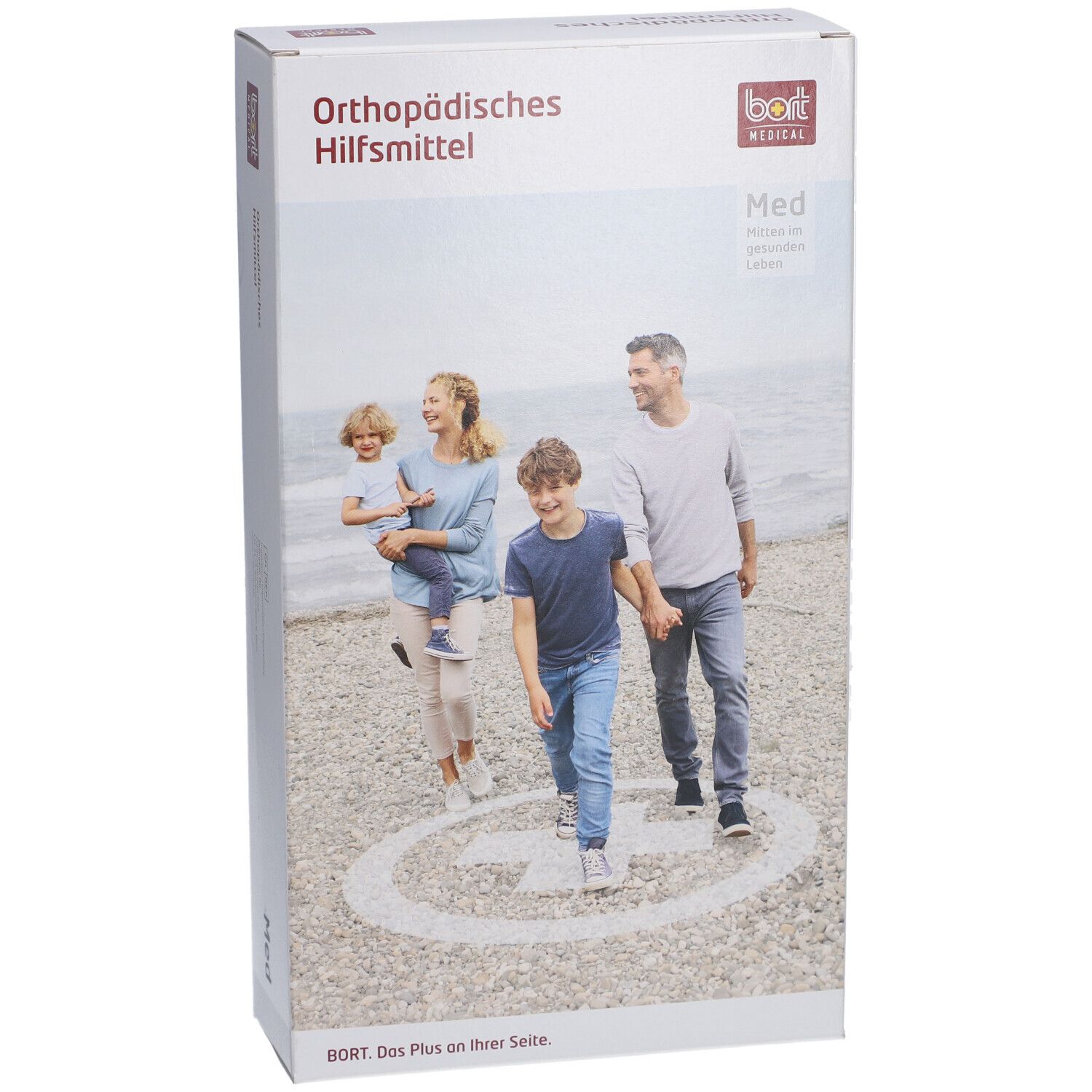 BORT Elastischer Rippengürtel für Damen Gr. M weiß