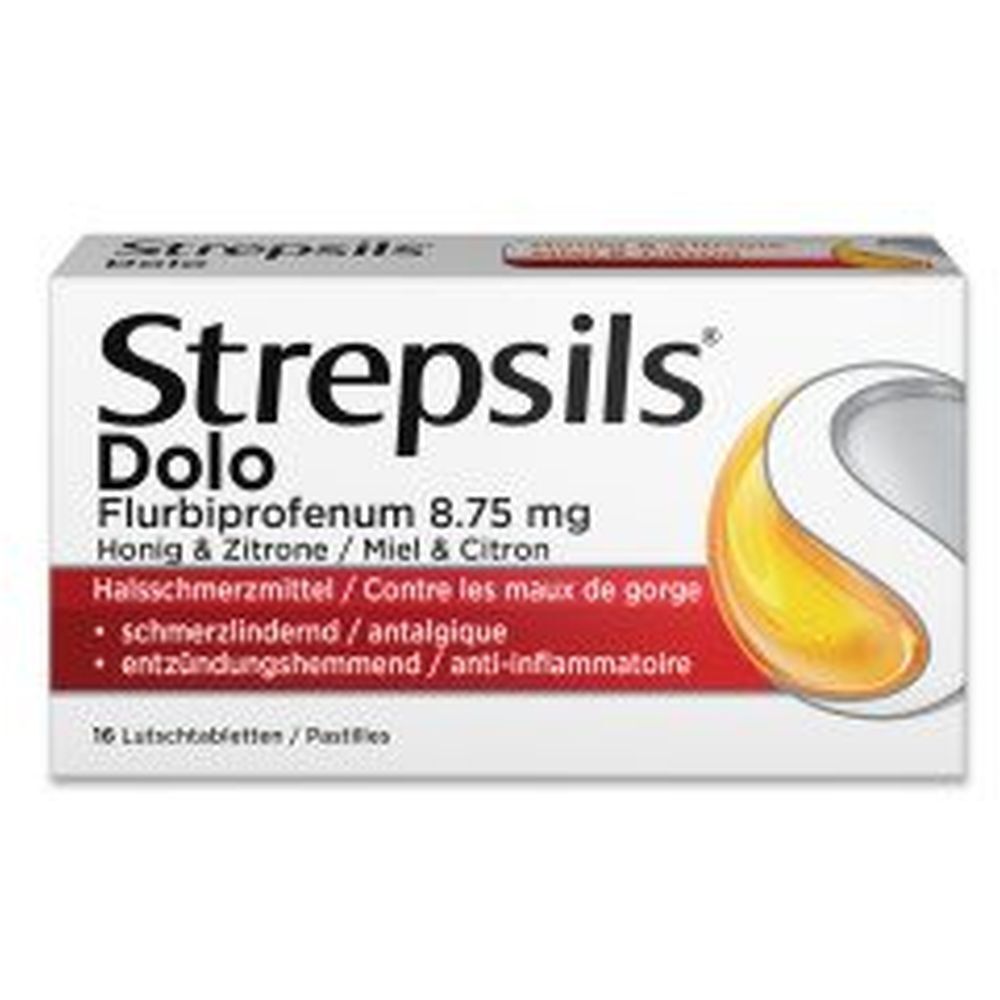STREPSILS Dolo Lutschtabl 16 Stk