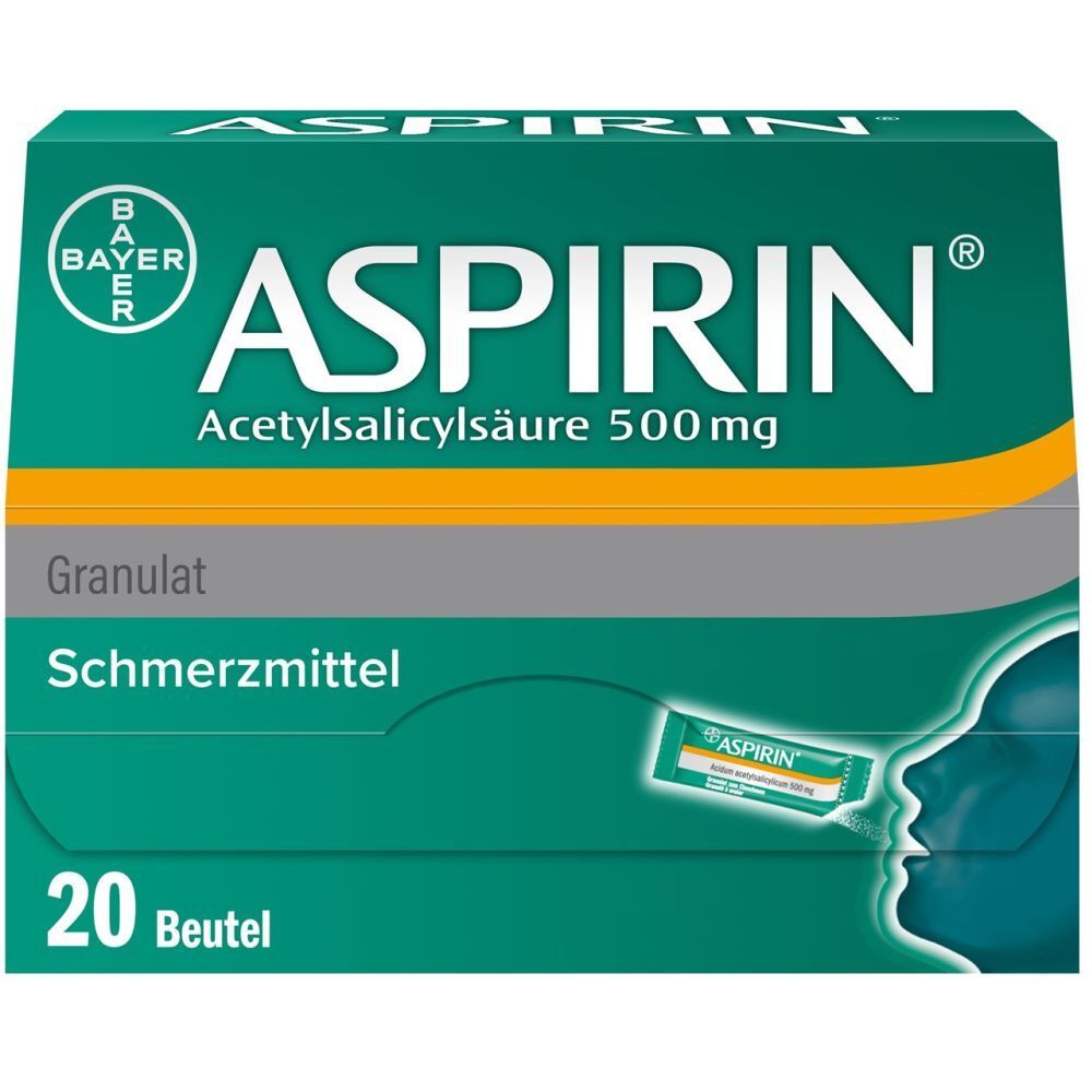 ASPIRIN Gran 500 mg Btl 20 Stk