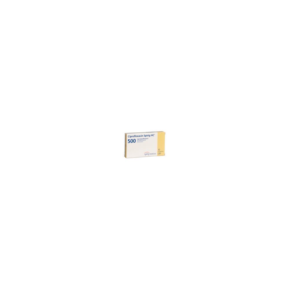 CIPROFLOXACIN Spirig HC Filmtabl 500 mg 10 Stk