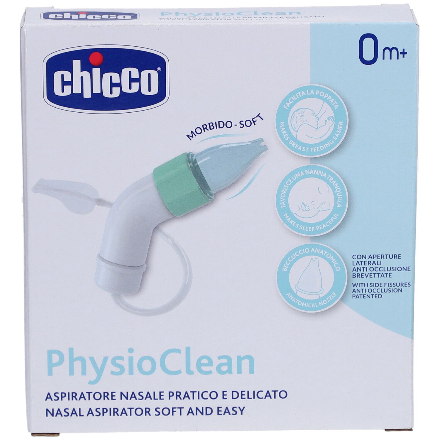 CHICCO Aspirateur Nasal Soft&Easy Physioclean 0m +