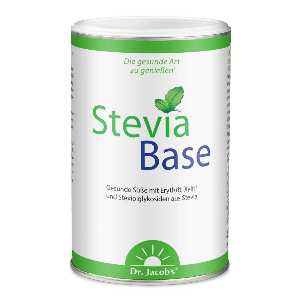 Dr. Jacob's SteviaBase Succédané de sucre Erythritol Xylitol Stévia