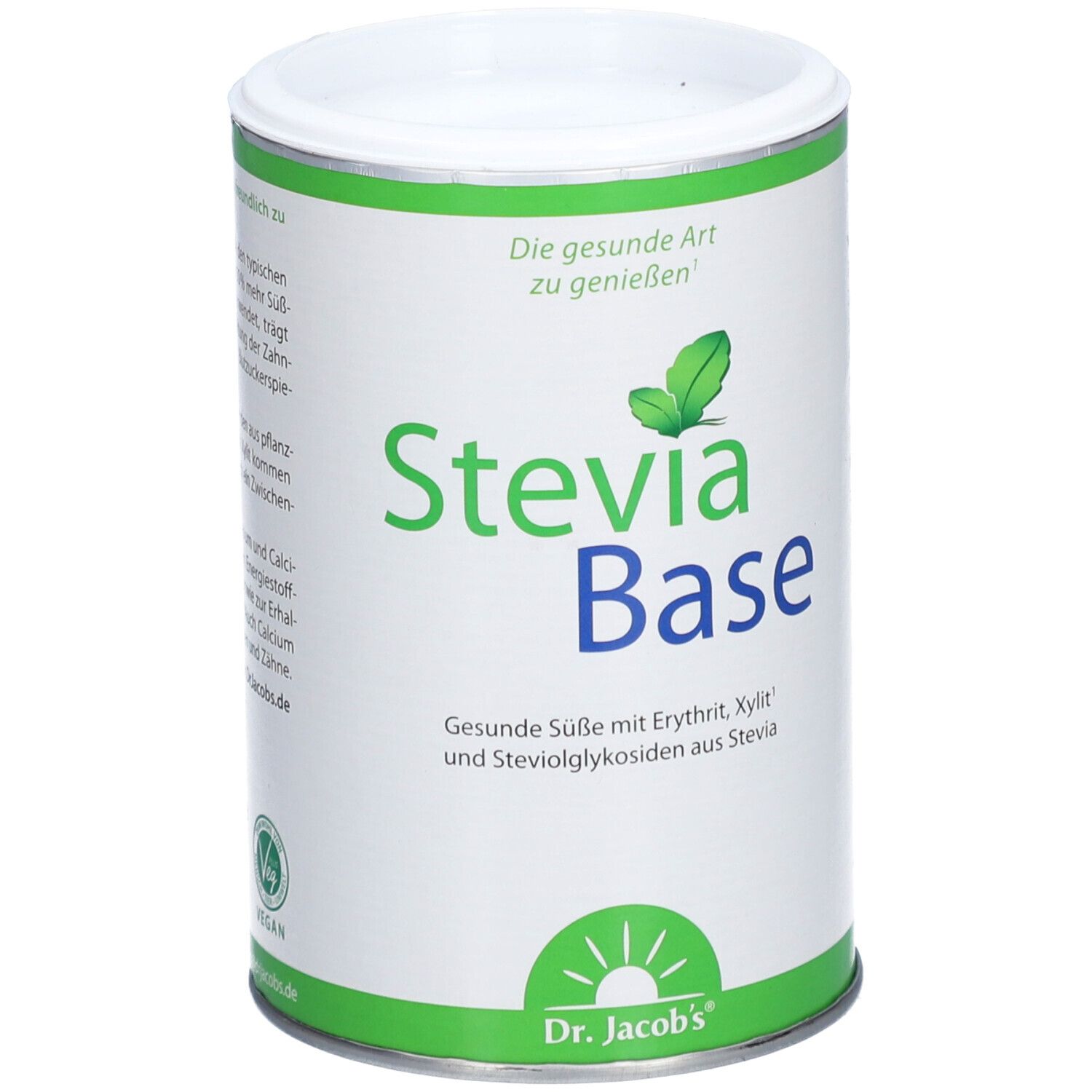 Dr. Jacob's SteviaBase Succédané de sucre Erythritol Xylitol Stévia