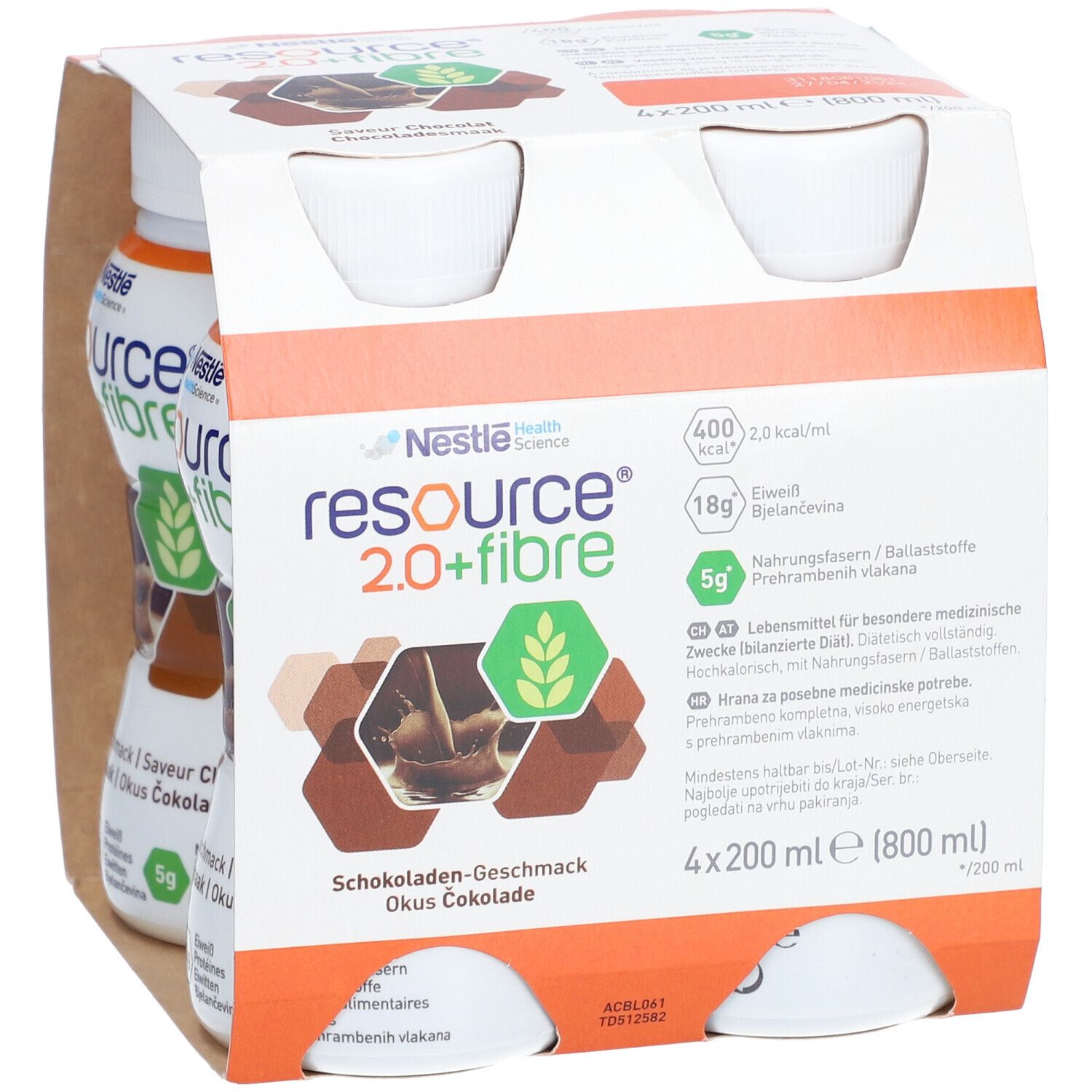 NESTLE RESOURCE® 2.0 + fibre Schokolade