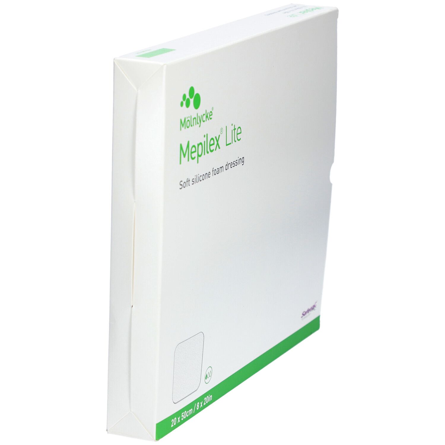 MÖLNLYCKE® Mepilex® Lite - Pansement Hydrocellulaire Siliconé 20 x 50 cm