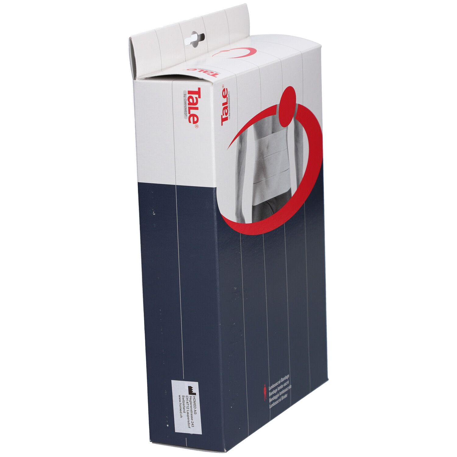 Tale® Lumbosakralbandage 22,5/<111-150cm Pelotte weiß