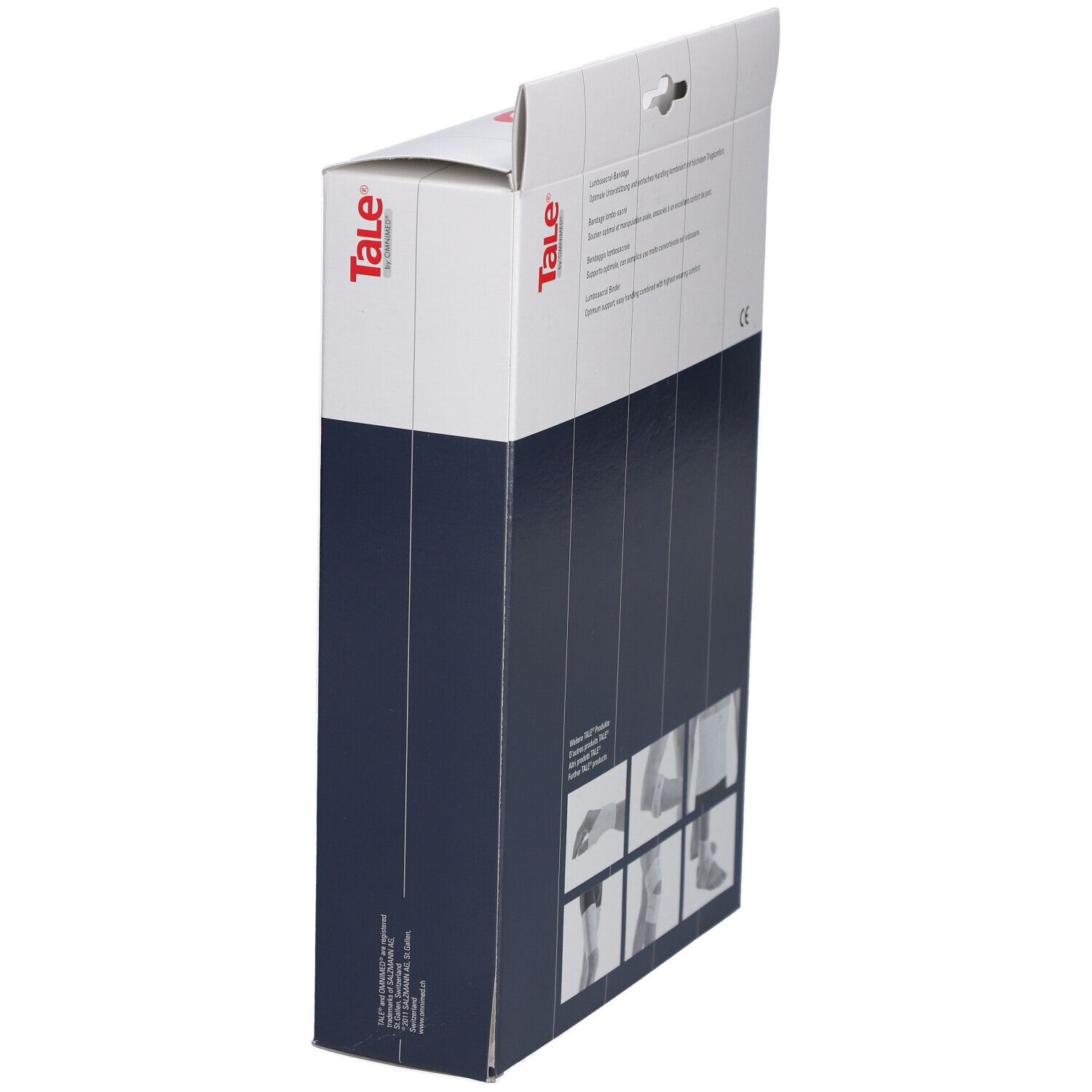 Tale® Lumbosakralbandage 22,5/<111-150cm Pelotte weiß