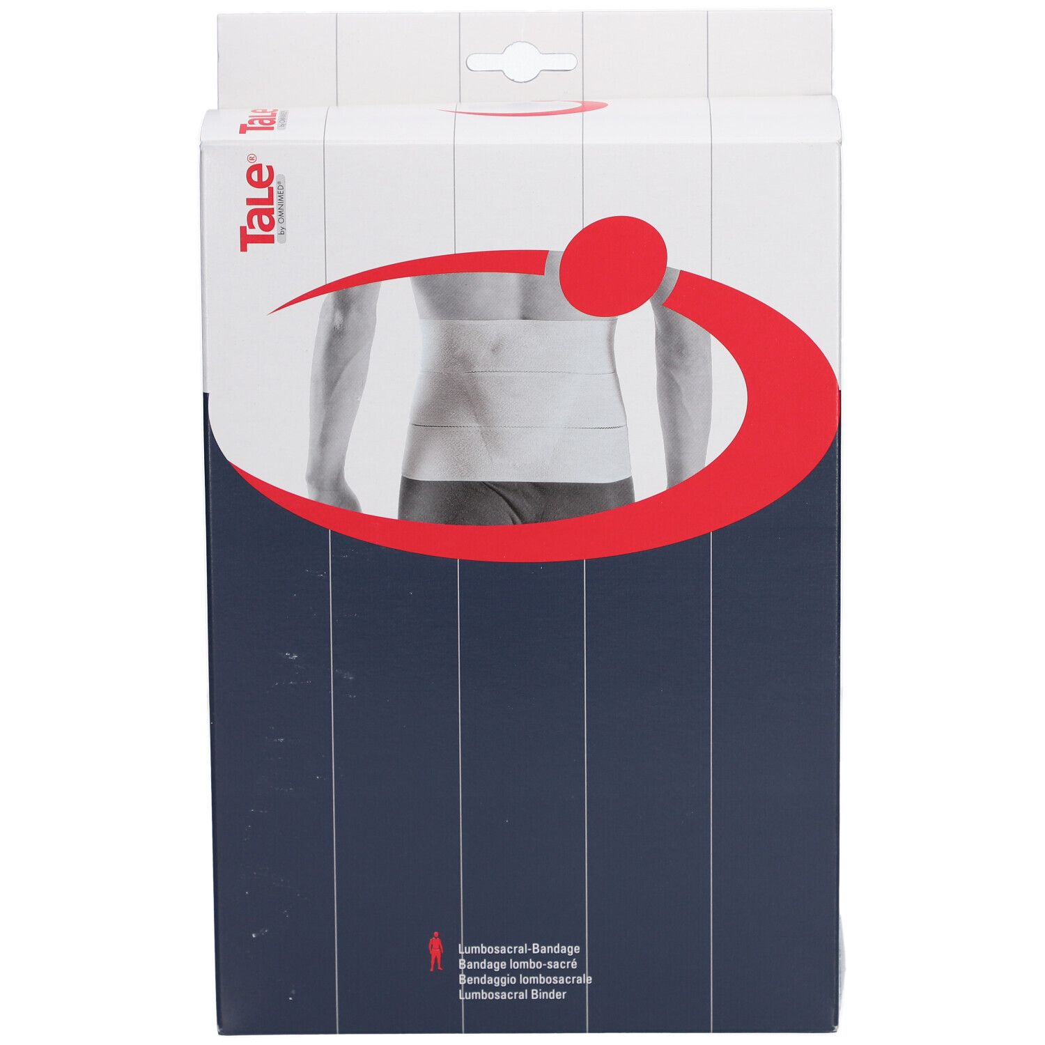 Tale® Lumbosakralbandage 22,5/<111-150cm Pelotte weiß