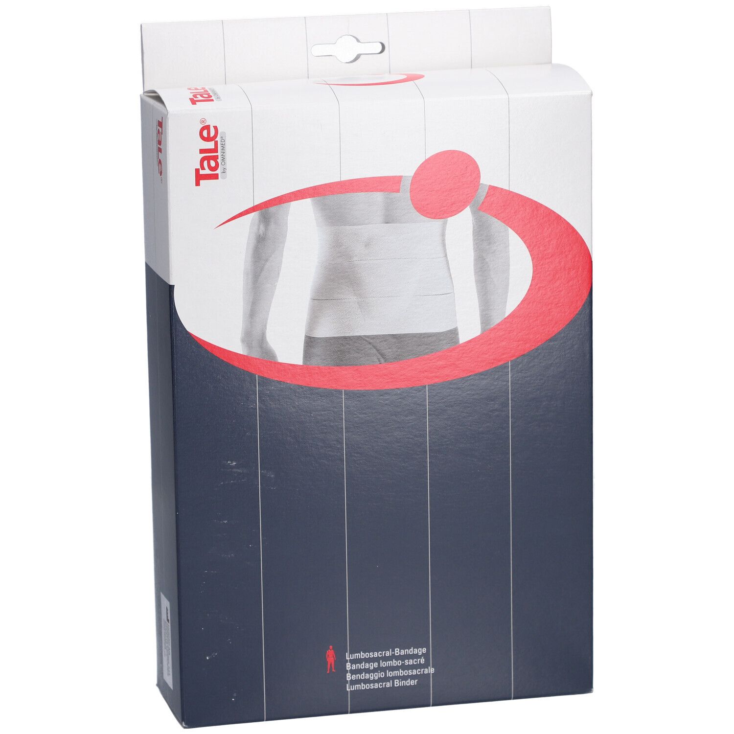 Tale® Lumbosakralbandage 22,5/<111-150cm Pelotte weiß