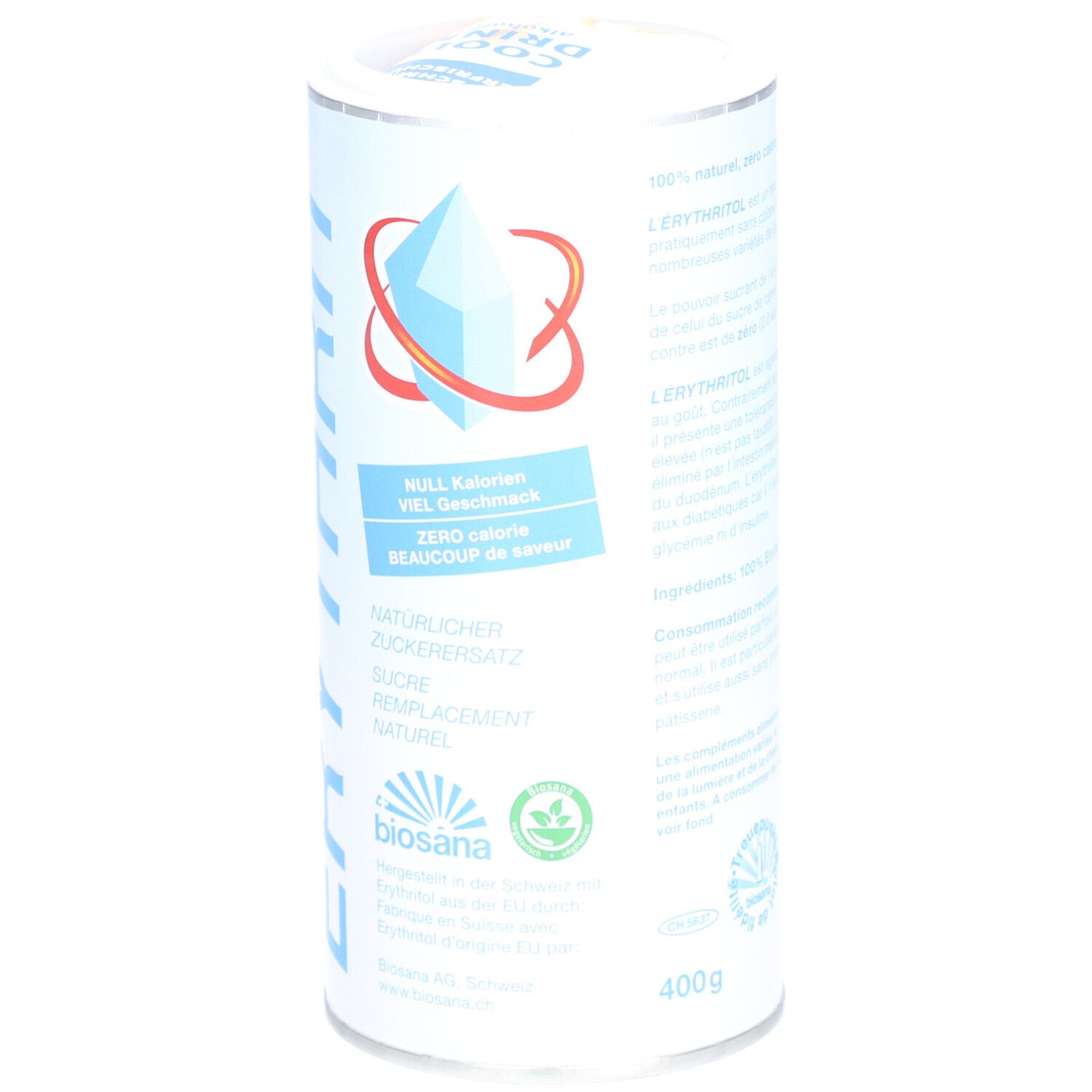 BIOSANA Erythrit Zuckerersatz 400 g