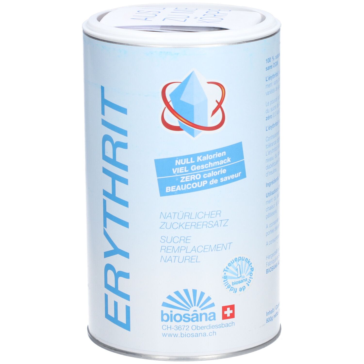 BIOSANA Erythrit Zuckerersatz 800 g