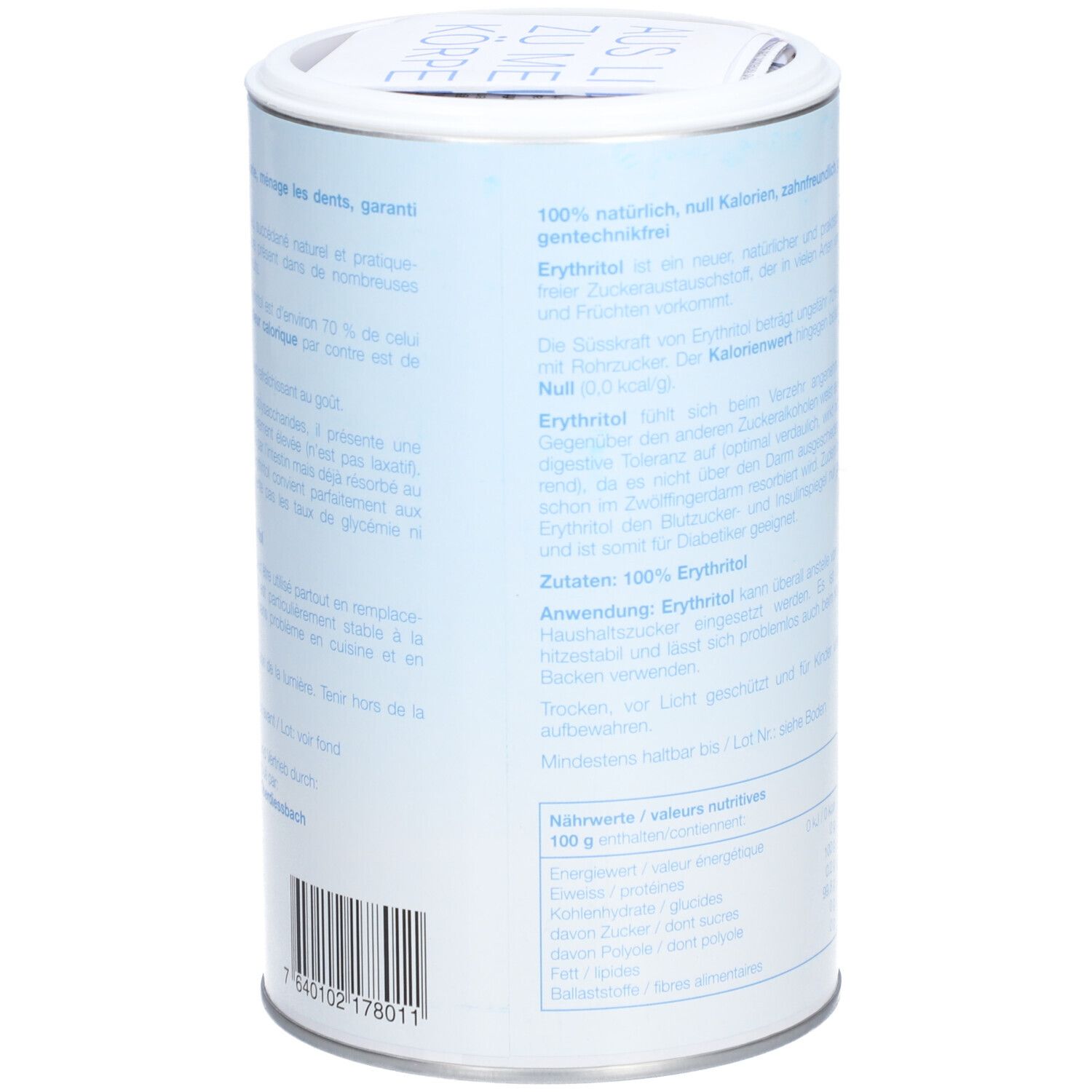 BIOSANA Erythrit Zuckerersatz 800 g
