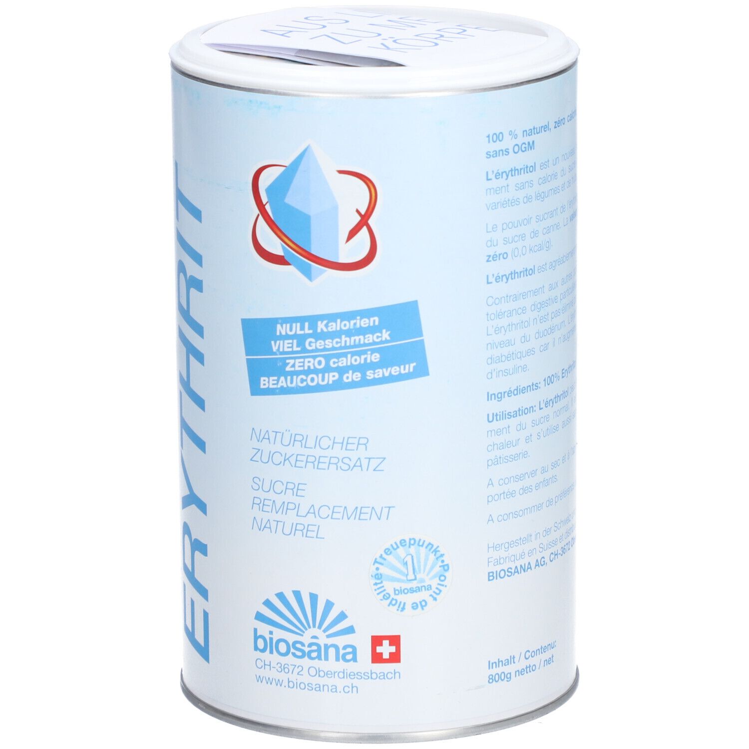 BIOSANA Erythrit Zuckerersatz 800 g