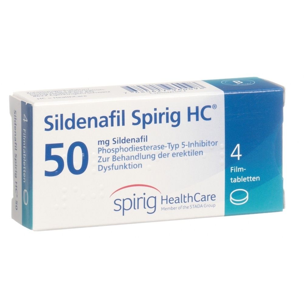 SILDENAFIL Spirig HC Filmtabl 50 mg SDO