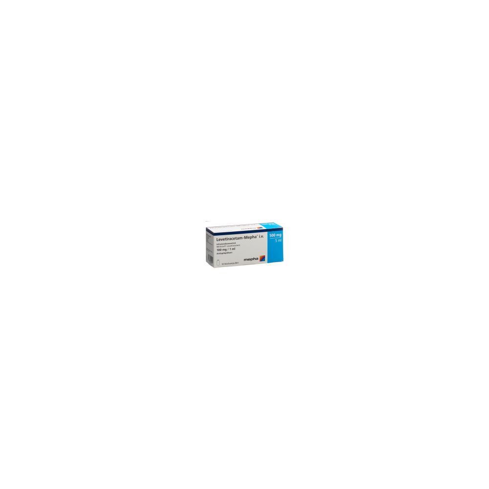 LEVETIRACETAM Mepha 500 mg/5ml 10 Durchstf 5 ml