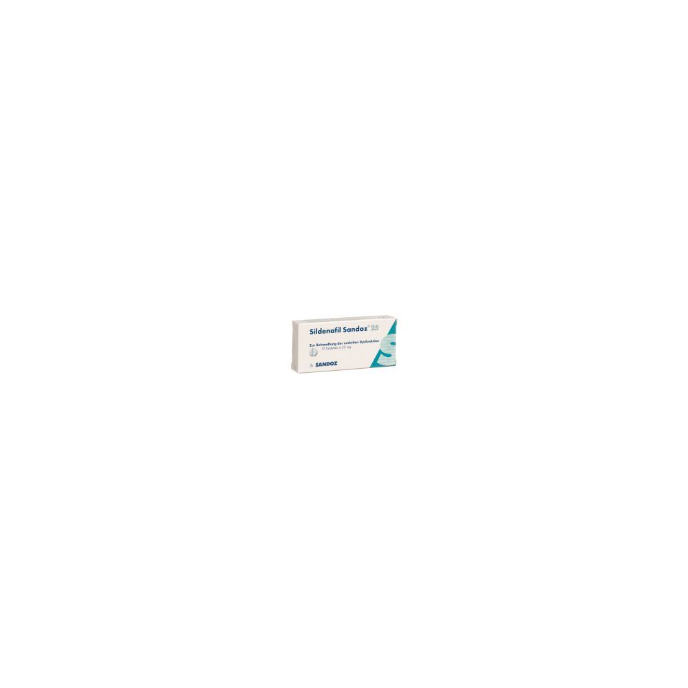 SILDENAFIL Sandoz Tabl 25 mg 12 Stk