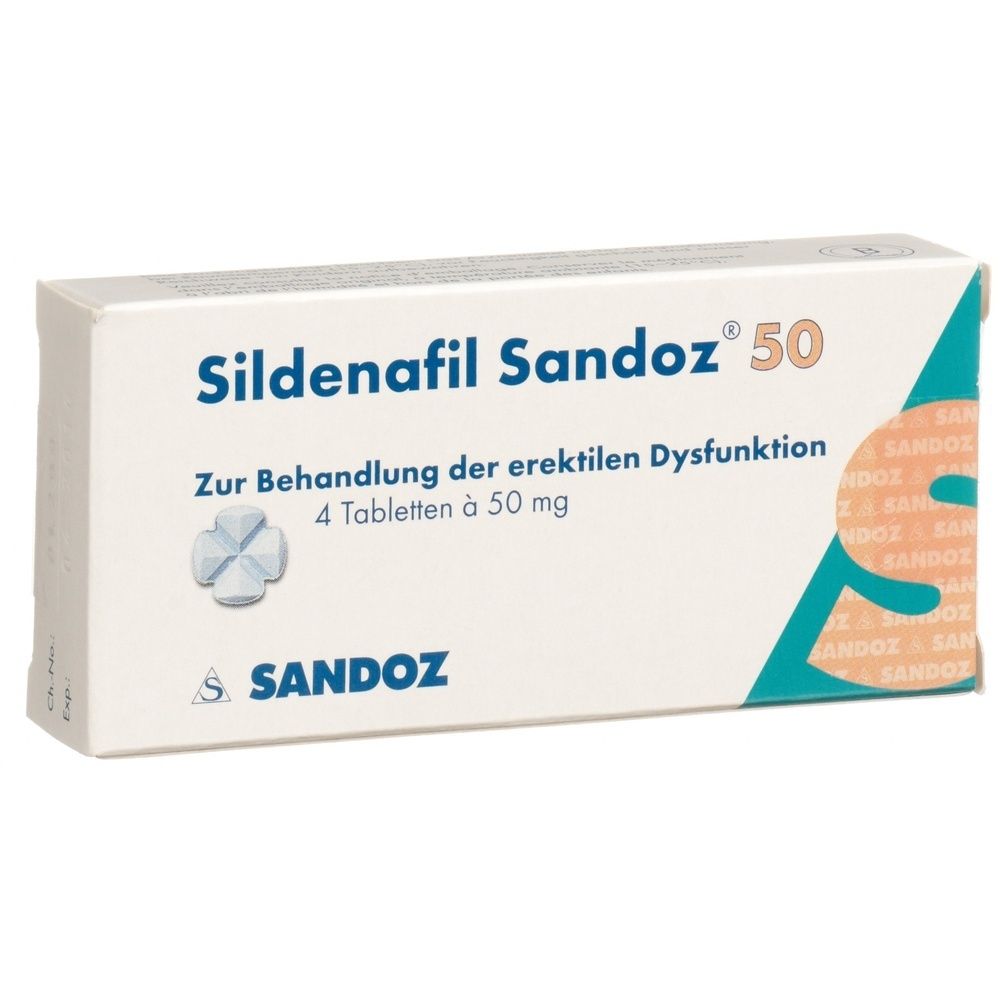 SILDENAFIL Sandoz Tabl 50 mg SDO