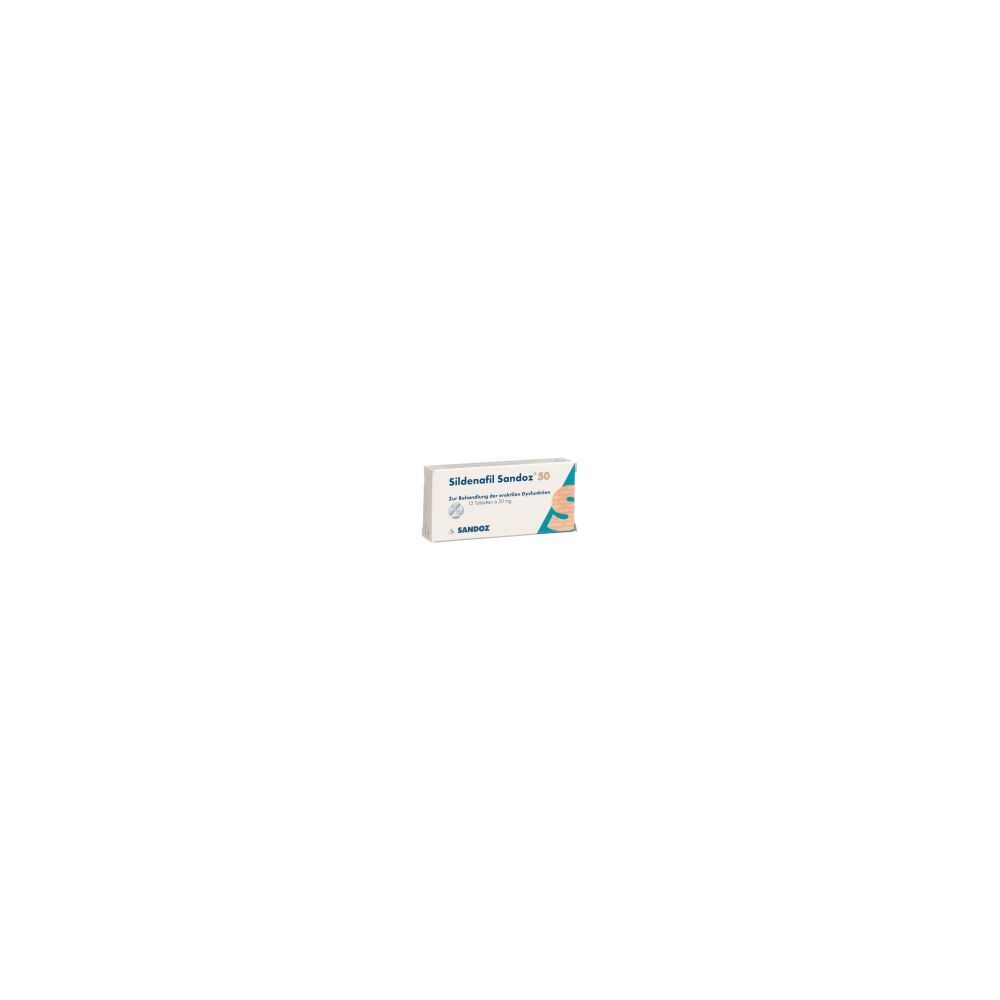 SILDENAFIL Sandoz Tabl 50 mg 12 Stk