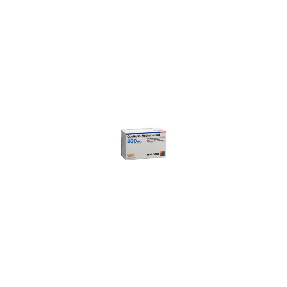 QUETIAPIN Mepha retard Depotabs 200 mg 60 Stk