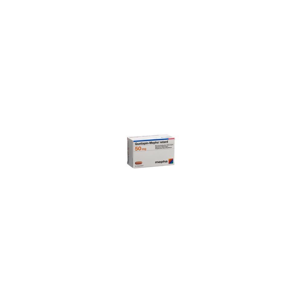 QUETIAPIN Mepha retard Depotabs 50 mg 60 Stk