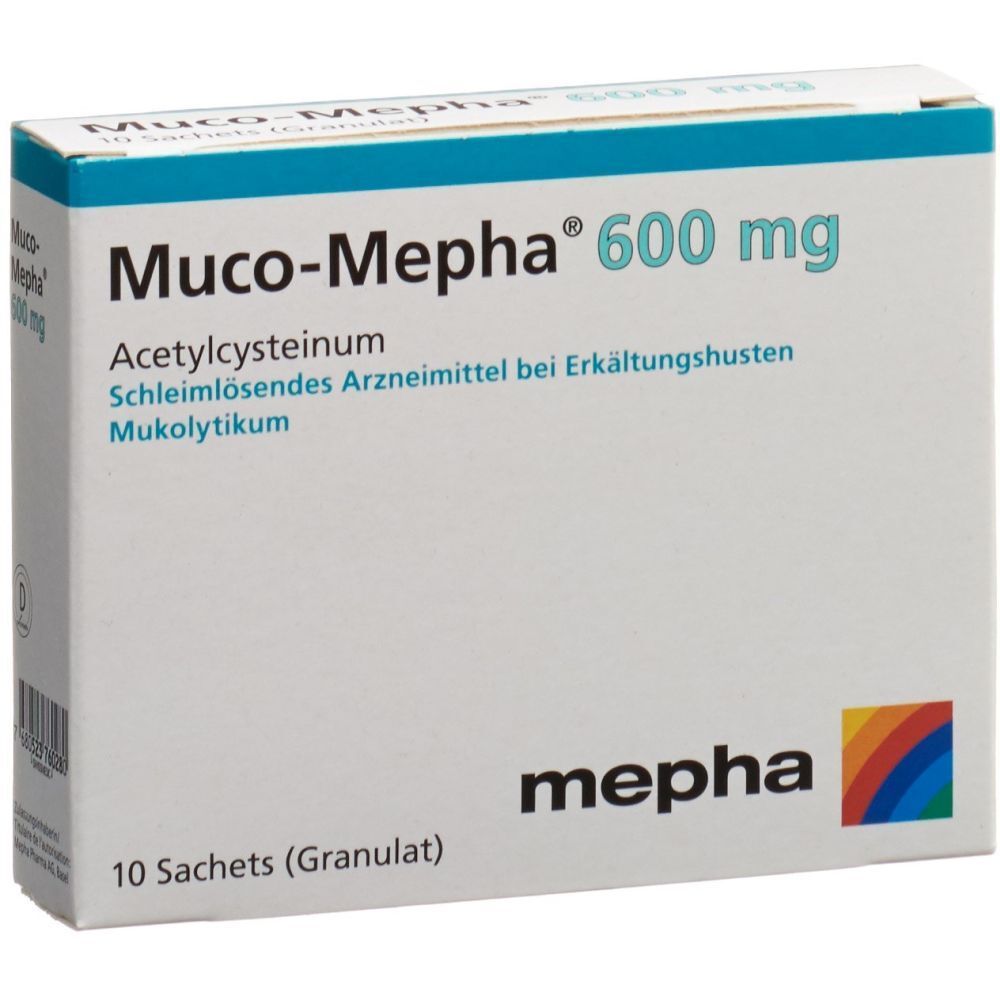 MUCO Mepha Gran 600 mg Btl 10 Stk