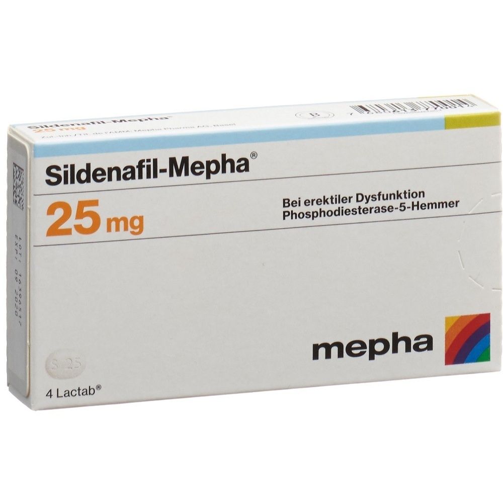 SILDENAFIL Mepha Filmtabl 25 mg SDO