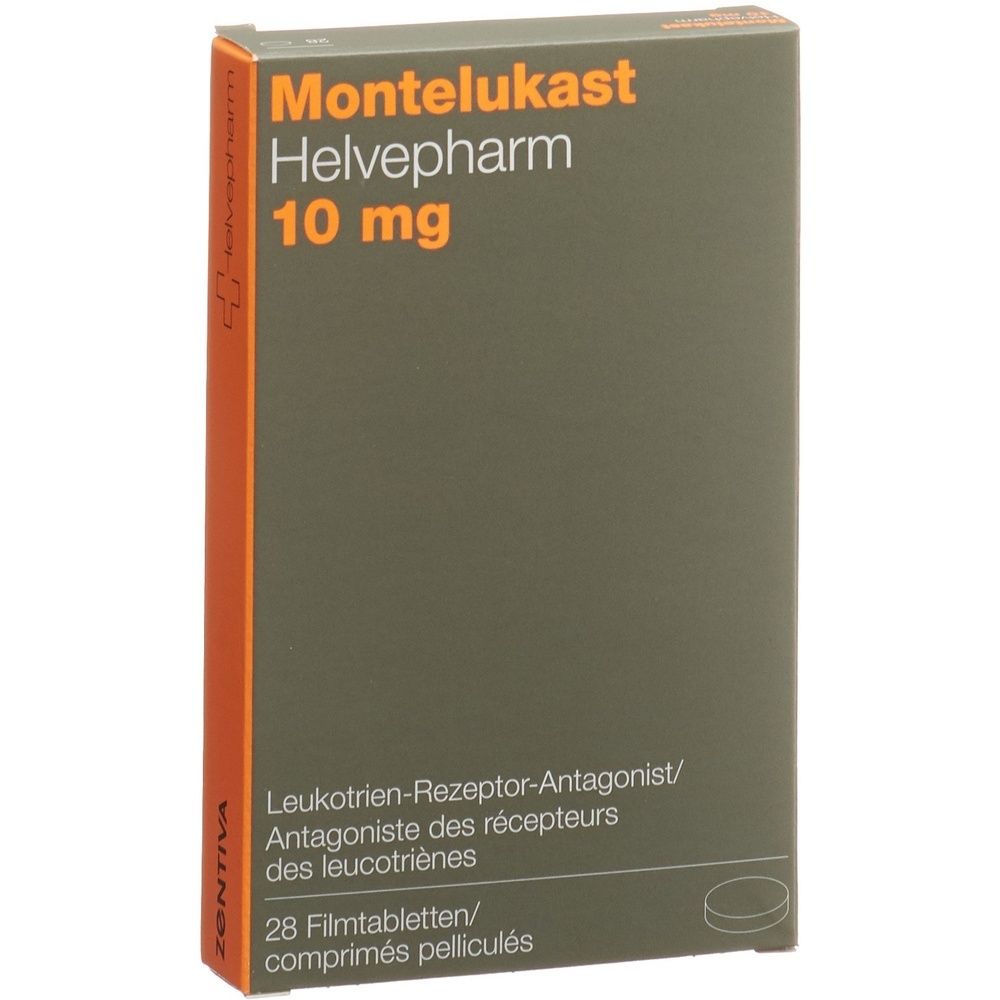 MONTELUKAST Helvepharm Filmtabl 10 mg SDO