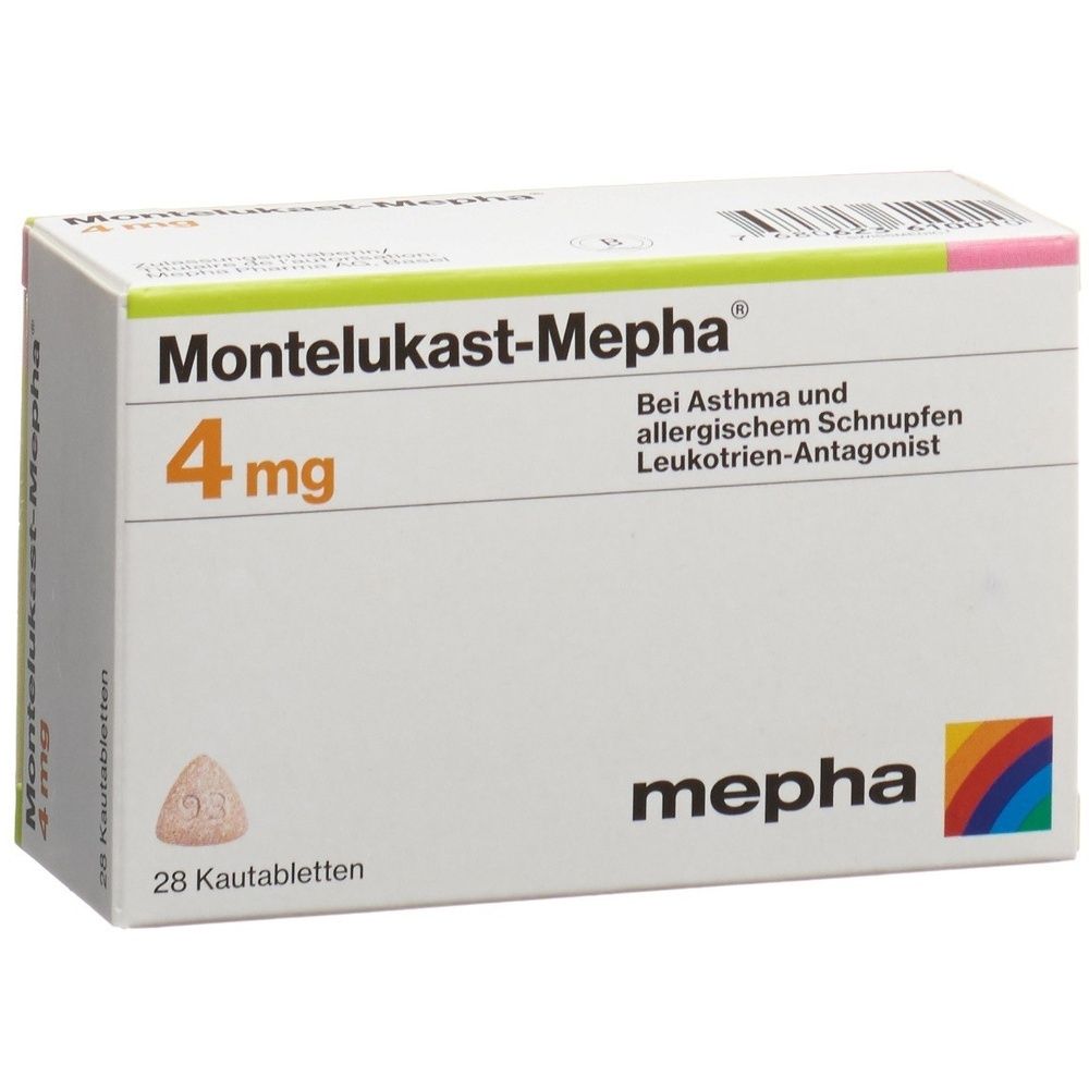 MONTELUKAST Mepha Kautabl 4 mg SDO