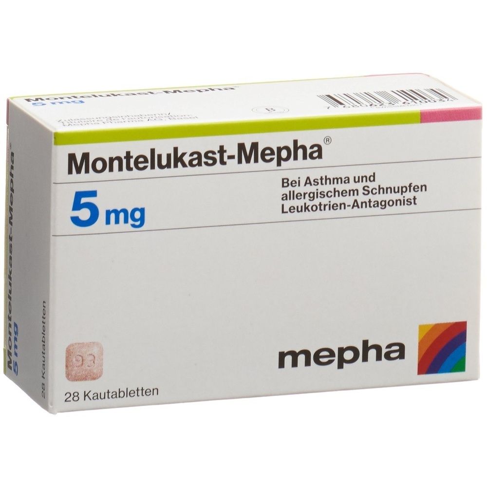 MONTELUKAST Mepha Kautabl 5 mg SDO