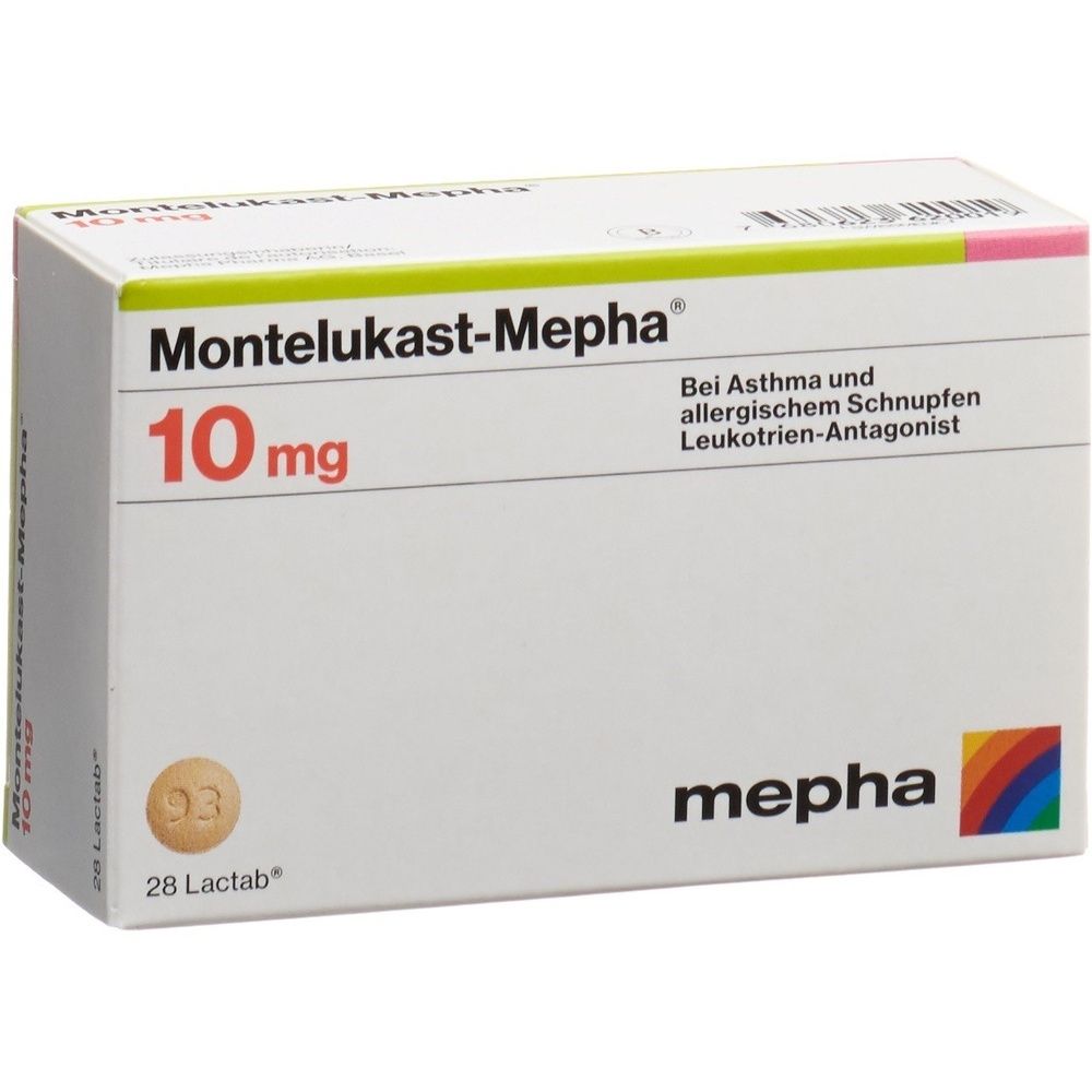 MONTELUKAST Mepha Lactab 10 mg SDO