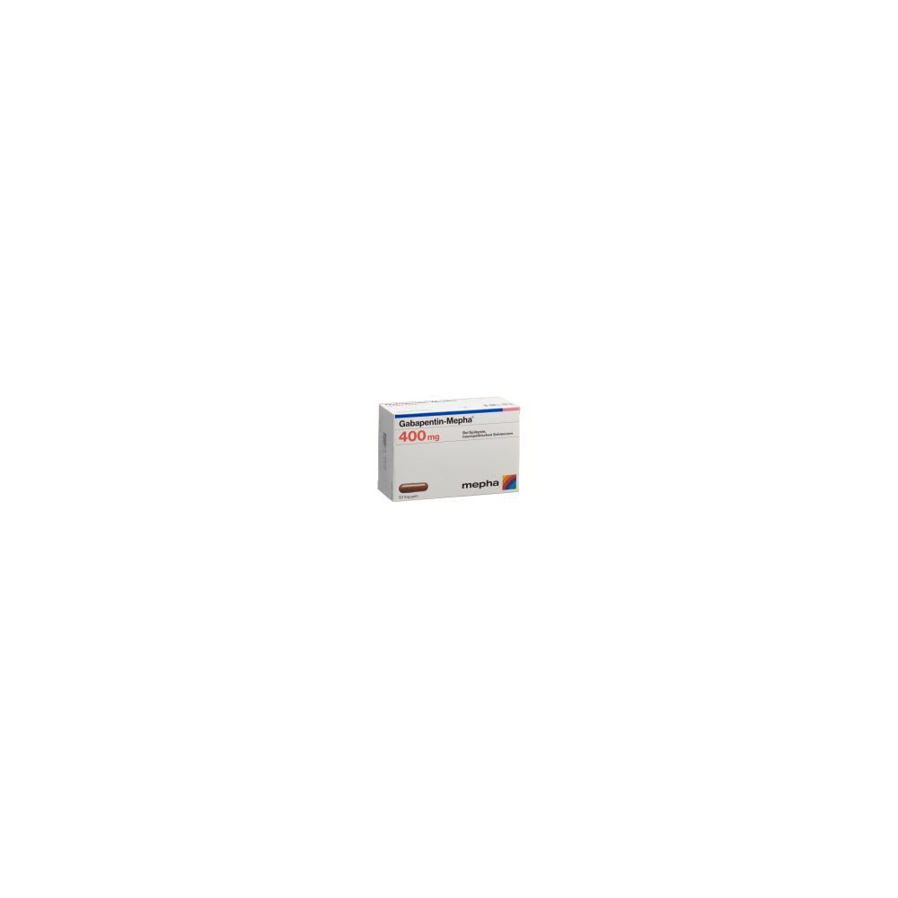 GABAPENTIN Mepha Kaps 400 mg 50 Stk