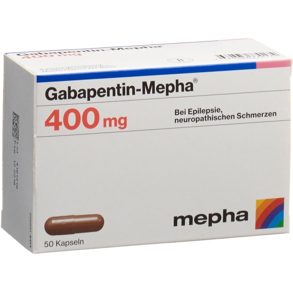 GABAPENTIN Mepha Kaps 400 mg SDO