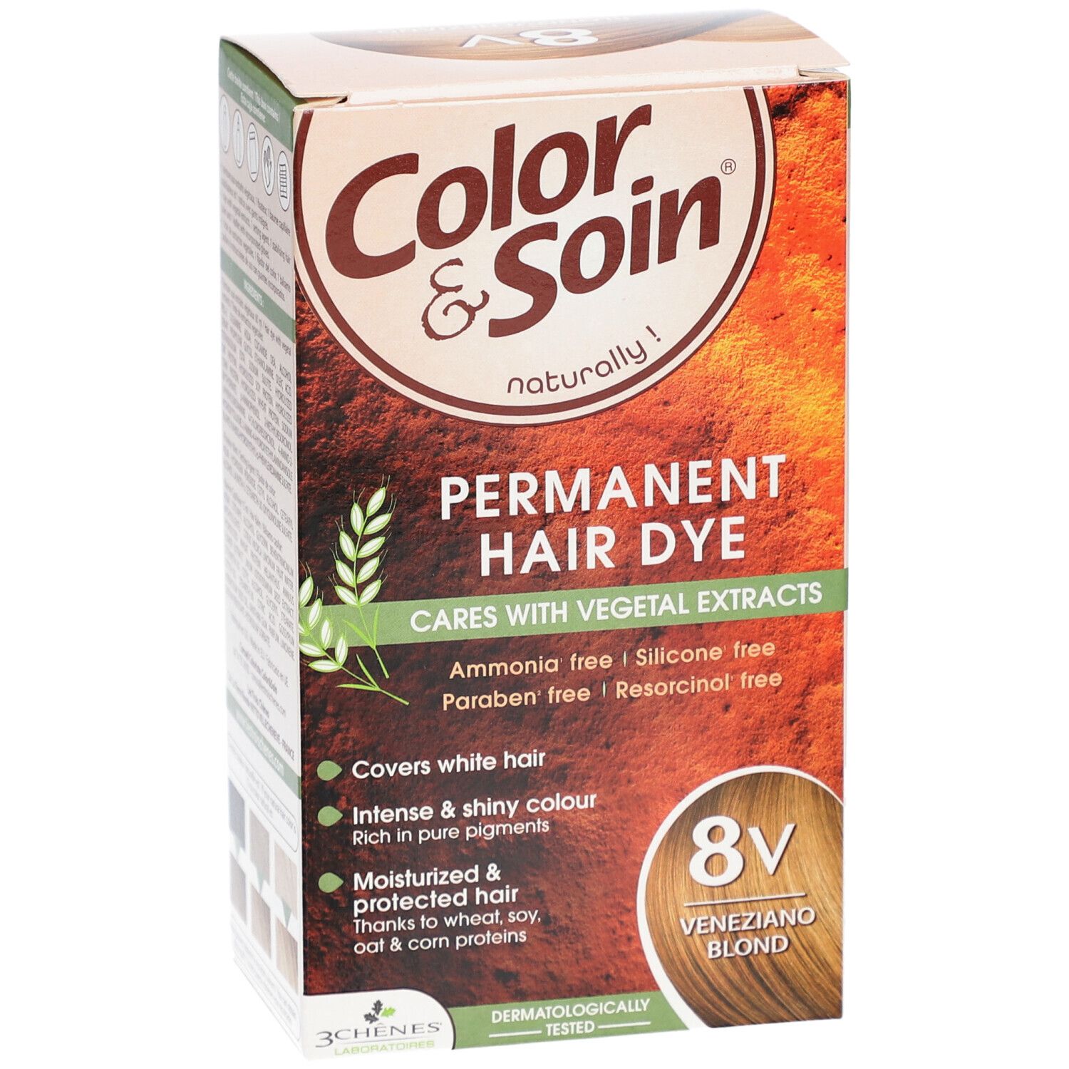 Les 3 Chênes Color & Soin Coloration 8V blond veneziano