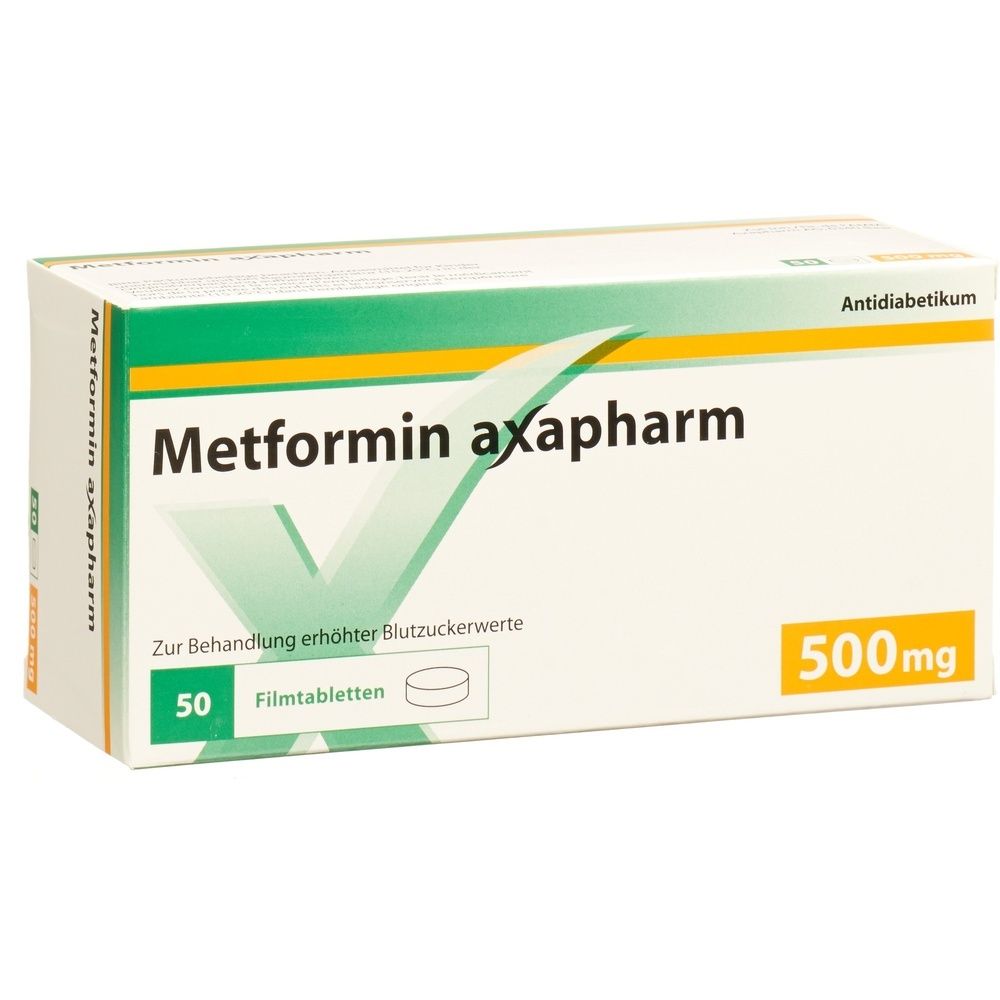 METFORMIN Axapharm Filmtabl 500 mg SDO