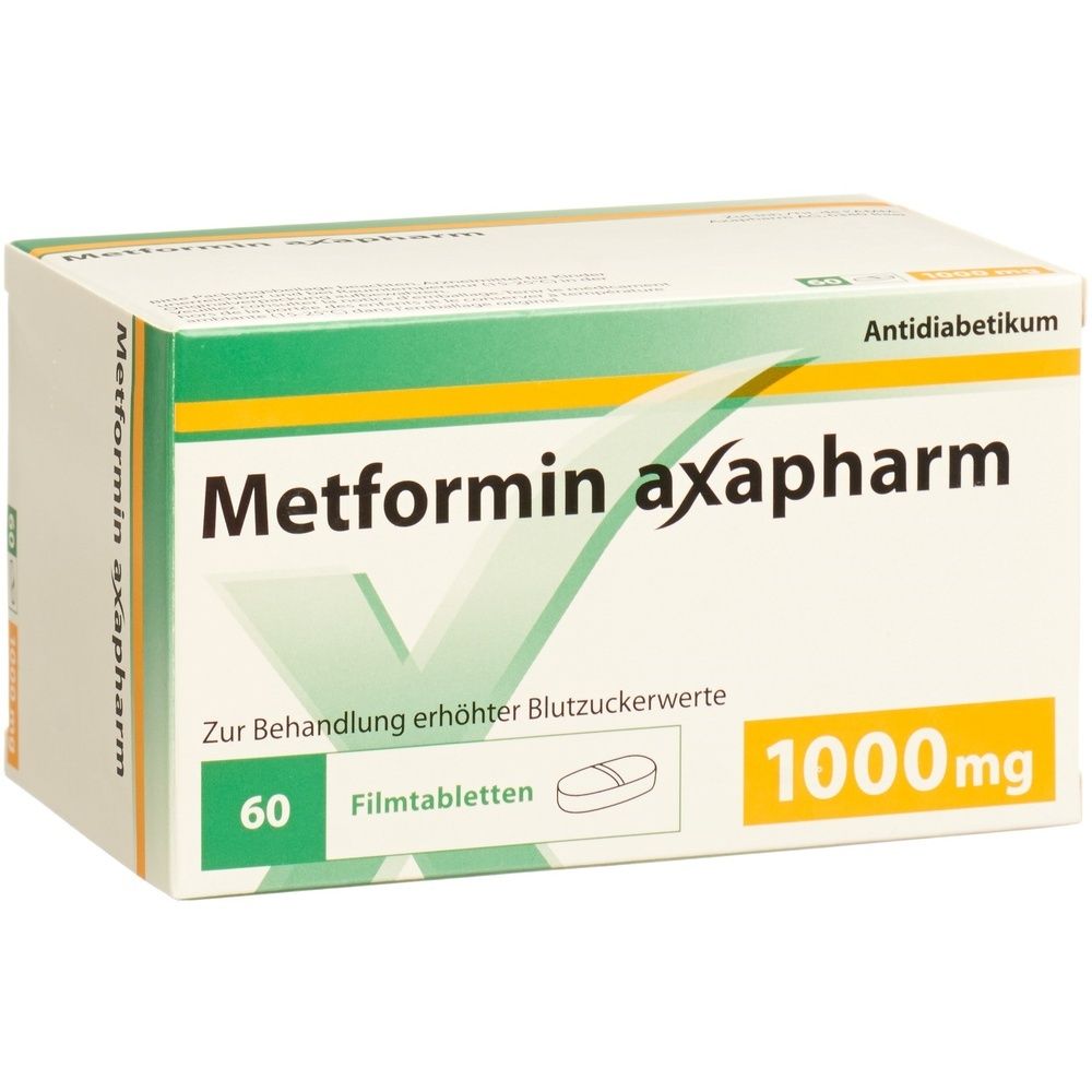 METFORMIN Axapharm Filmtabl 1000 mg SDO