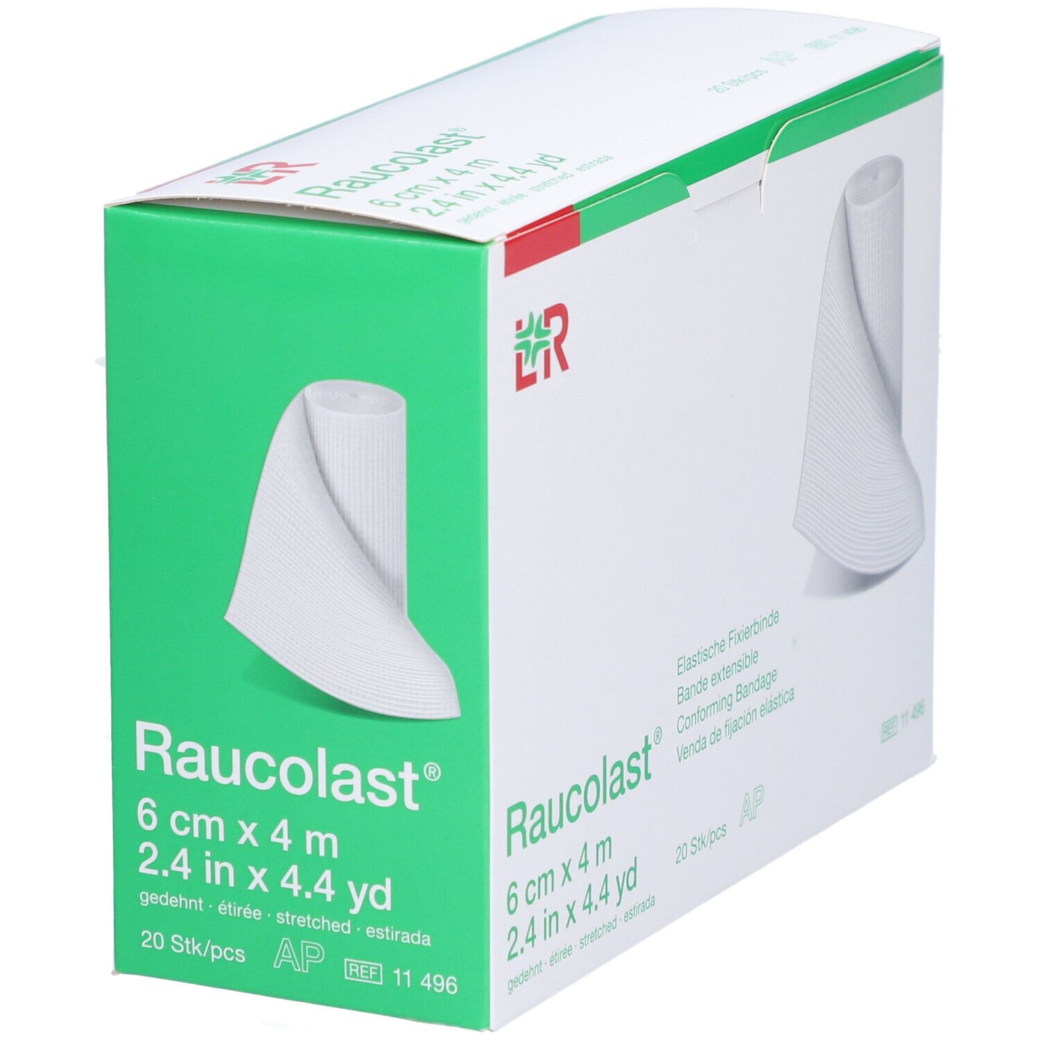 RAUCOLAST Elastische Fixierbinde 6 cm x 4 m