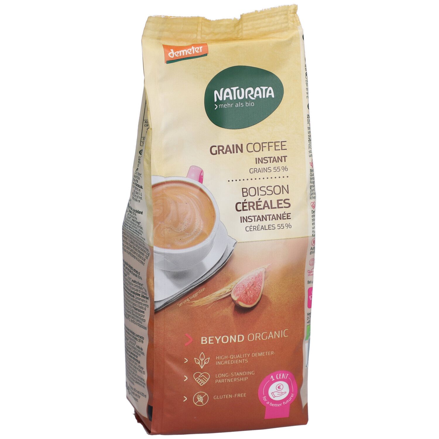 Naturata Getreidekaffee, instant, Nachfüllbeutel bio