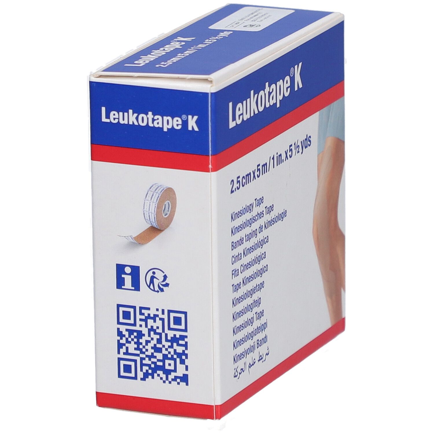 Leukotape® K 2,5 cm x 5 m hautfarbend
