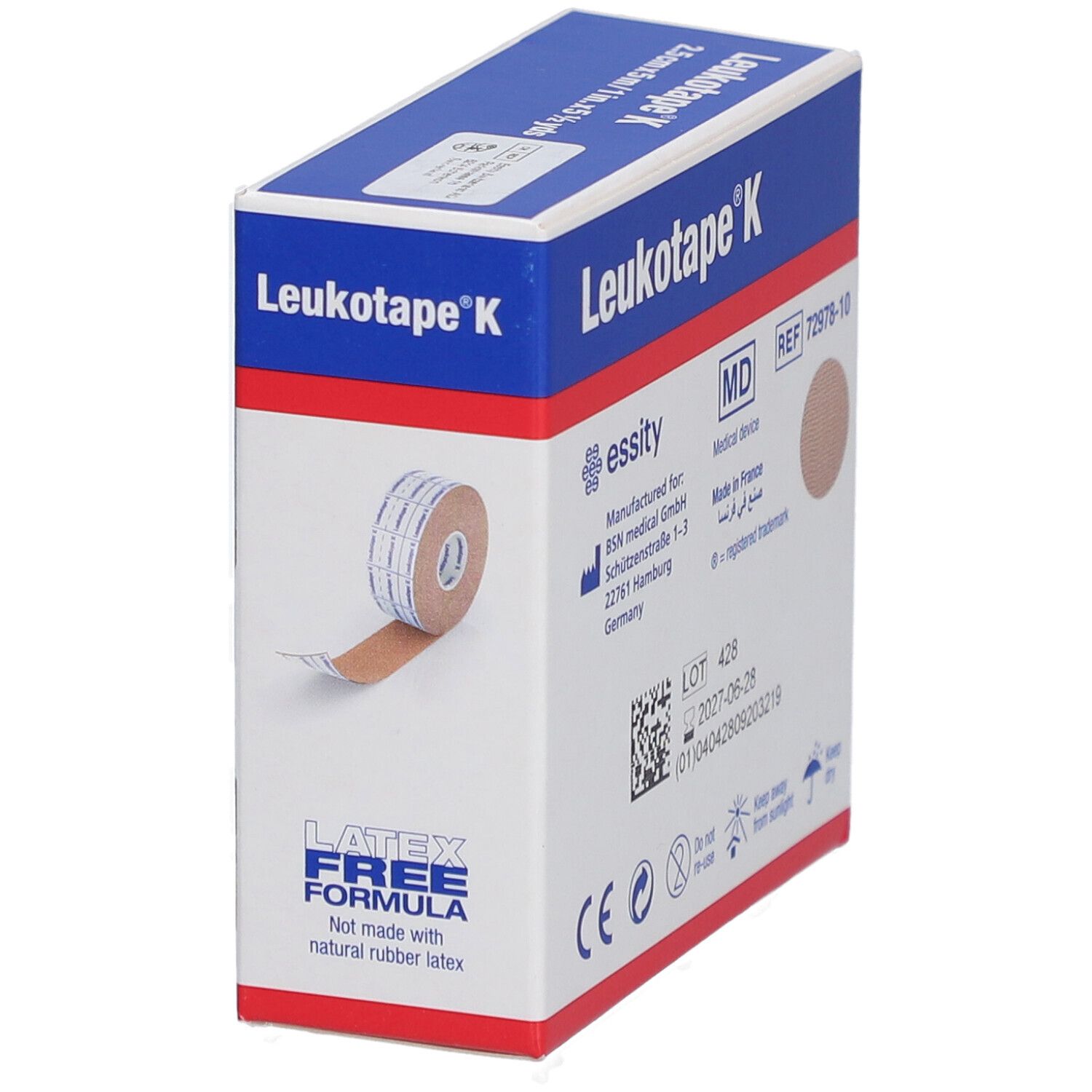 Leukotape® K 2,5 cm x 5 m hautfarbend