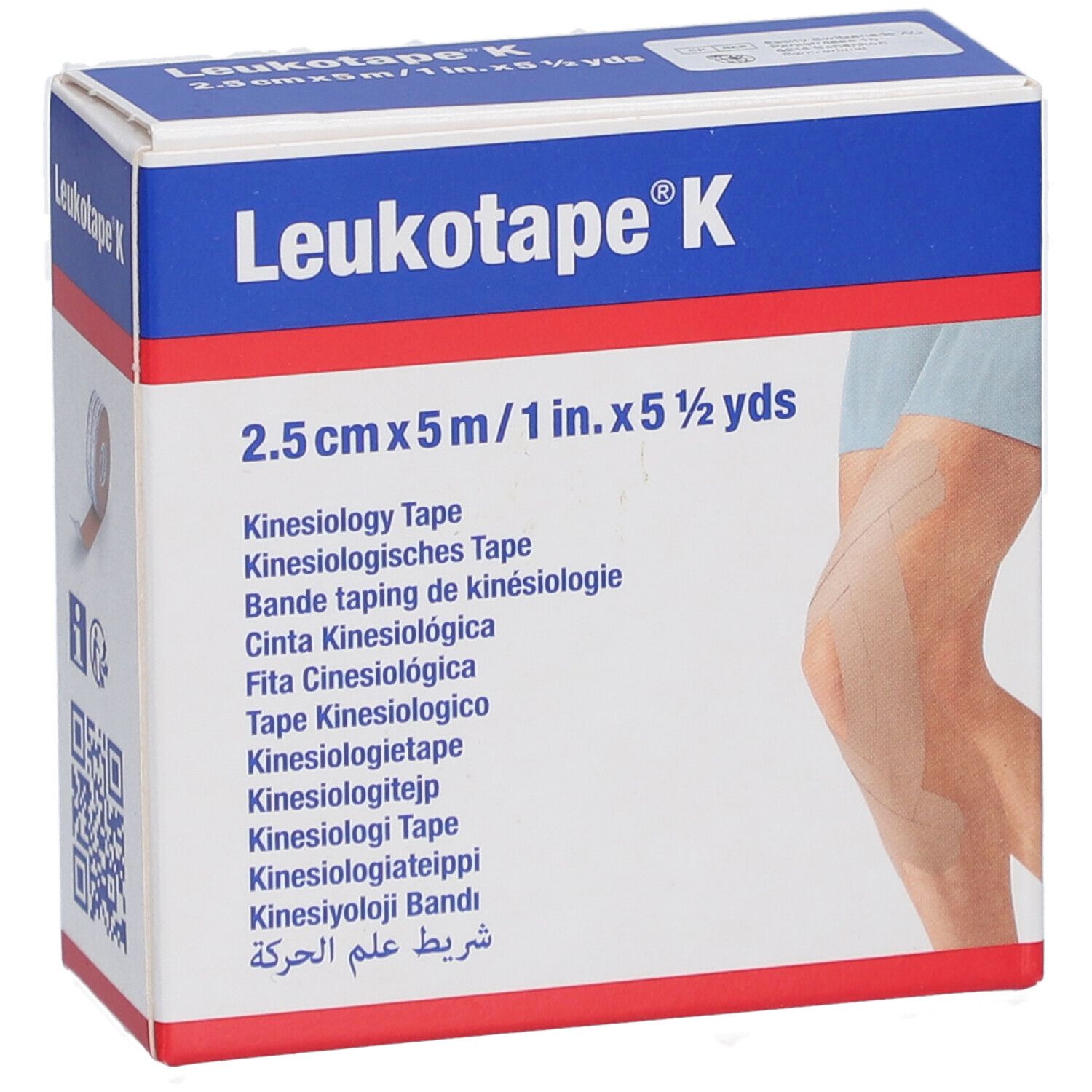 Leukotape® K 2,5 cm x 5 m hautfarbend
